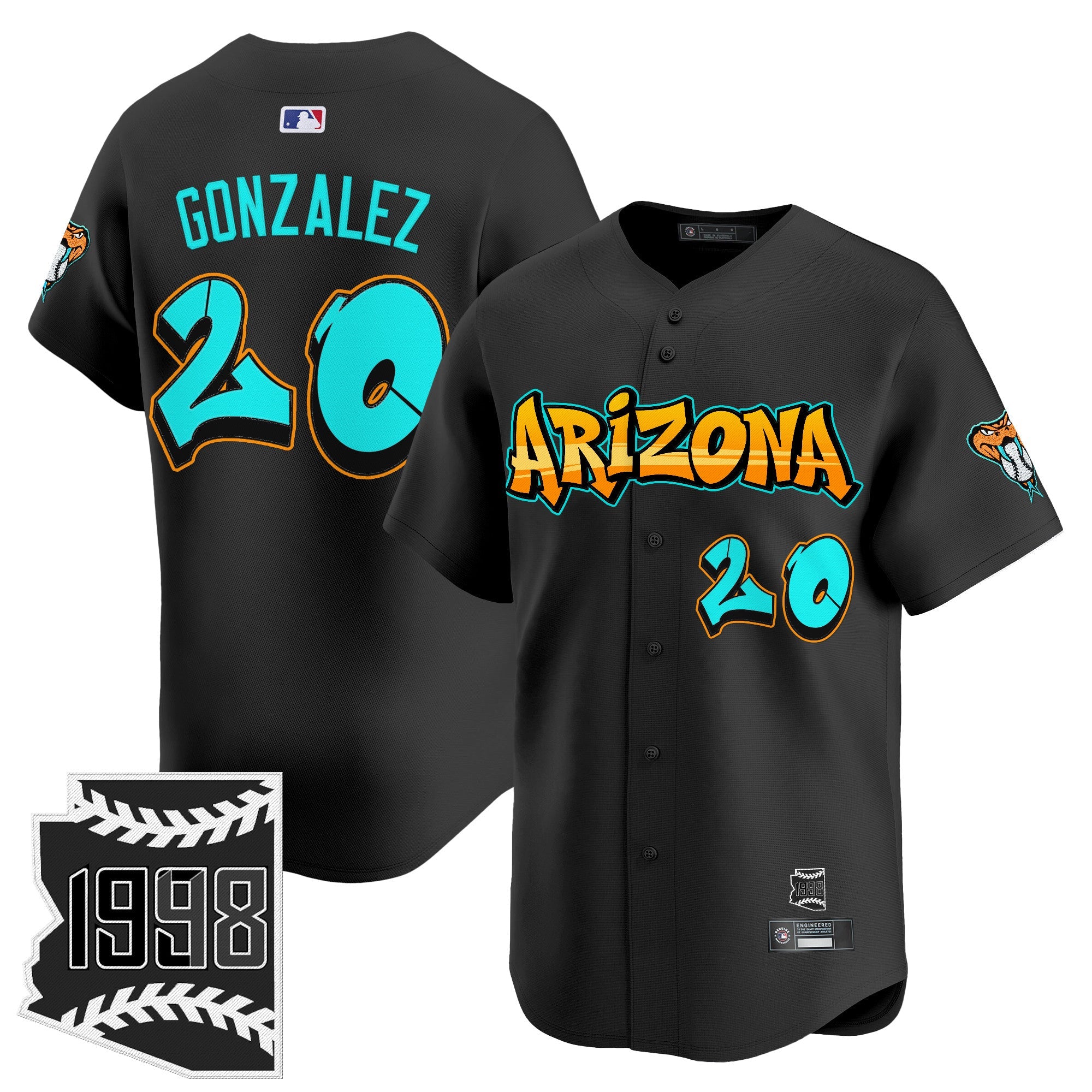 Men’s Arizona ‘Graffiti Desert Ink Edition’ Vapor Premier Limited Jersey