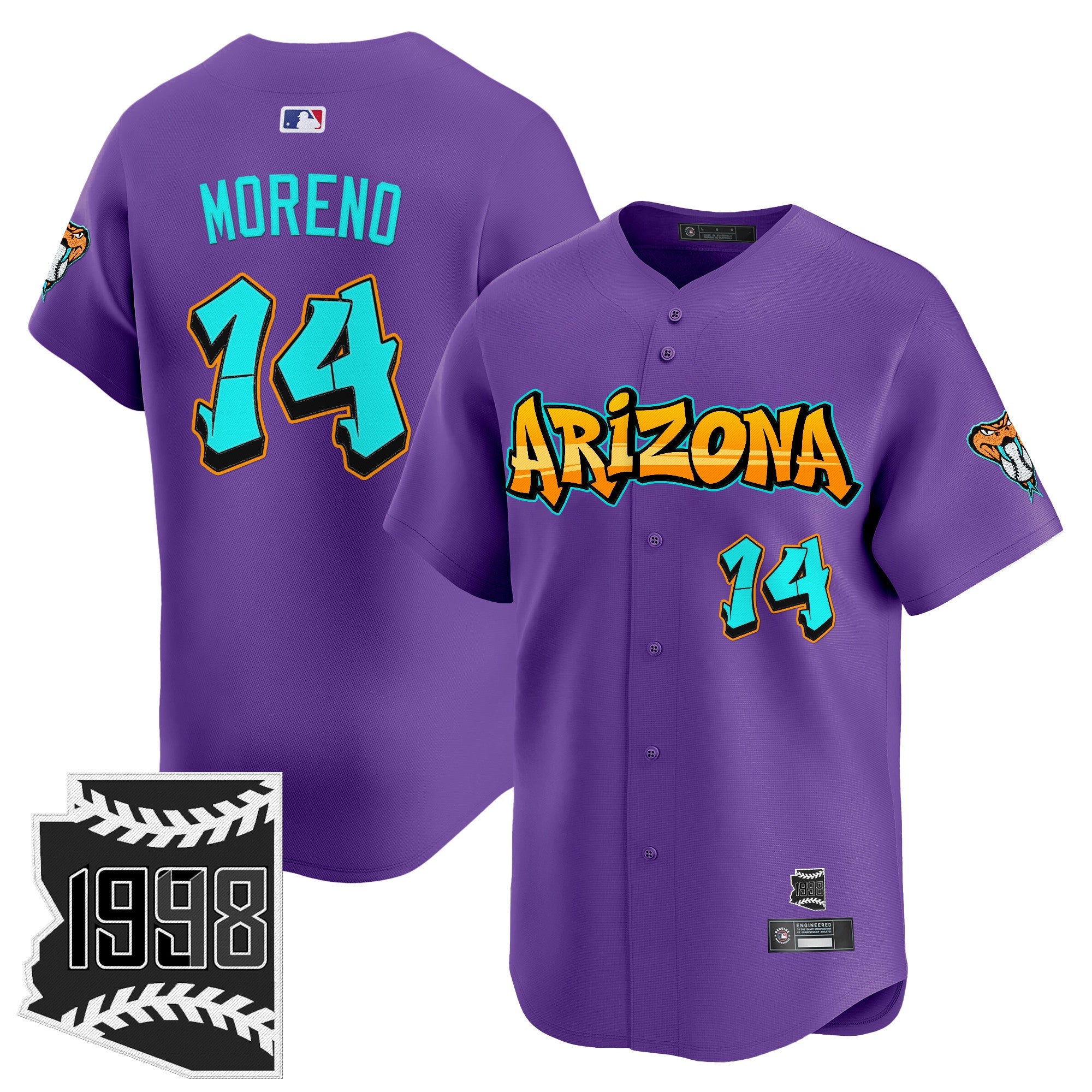 Men’s Arizona ‘Graffiti Desert Ink Edition’ Vapor Premier Limited Jersey