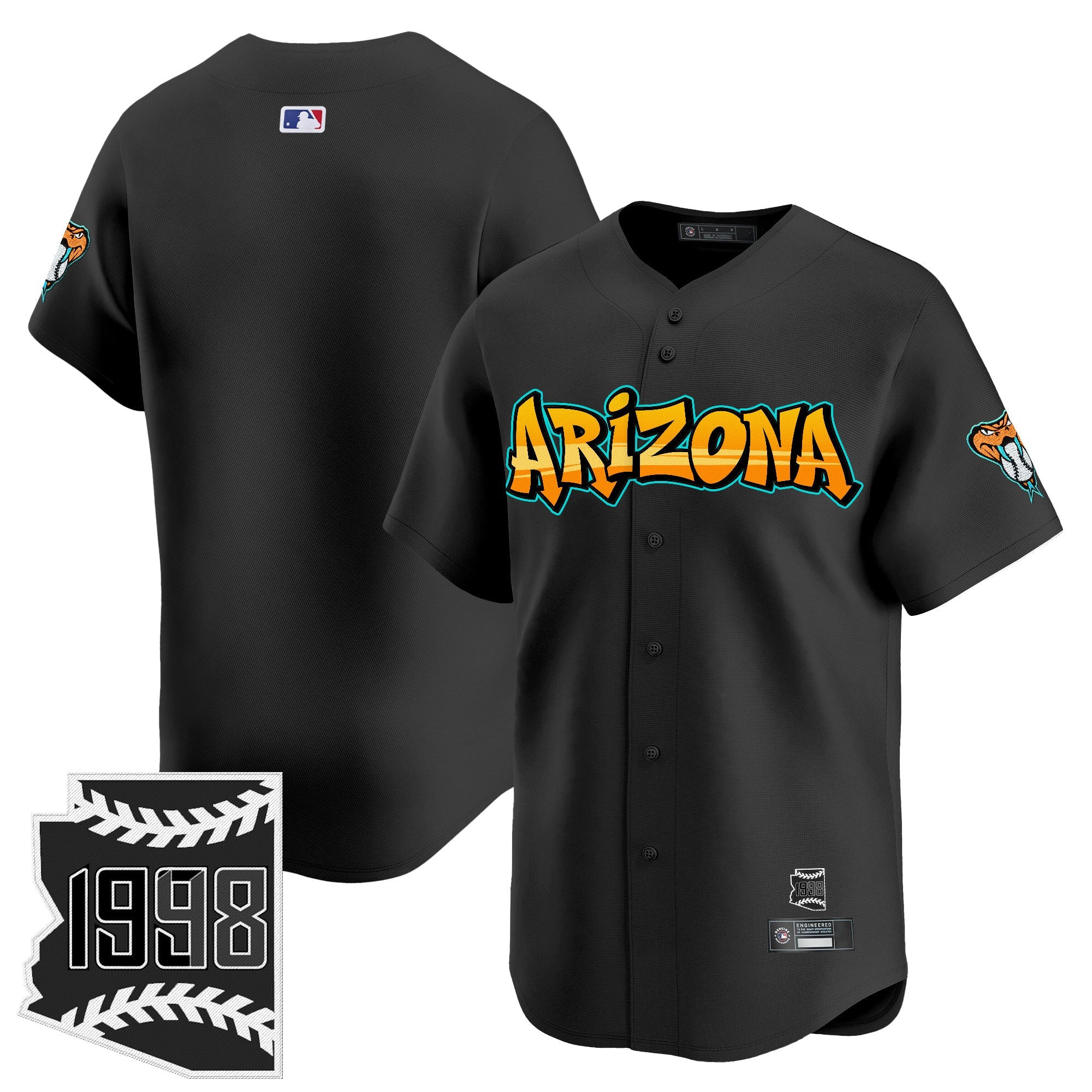 Men’s Arizona ‘Graffiti Desert Ink Edition’ Vapor Premier Limited Jersey