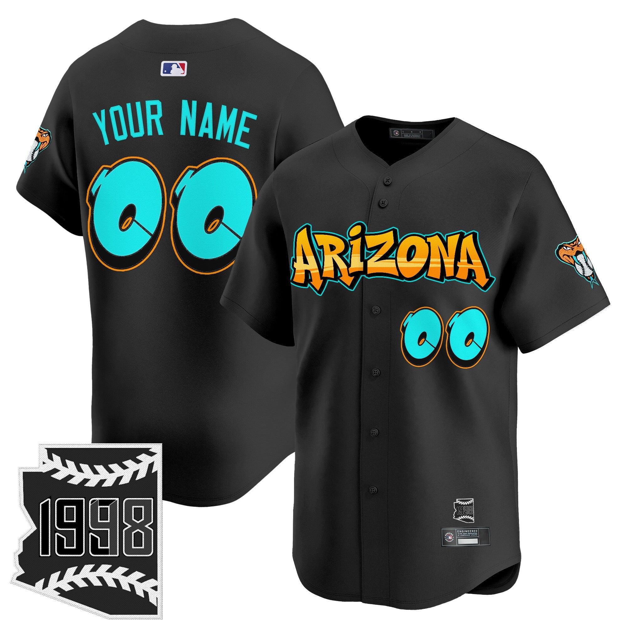 Arizona ‘Graffiti Desert Ink Edition’ Vapor Premier Limited Custom Jersey