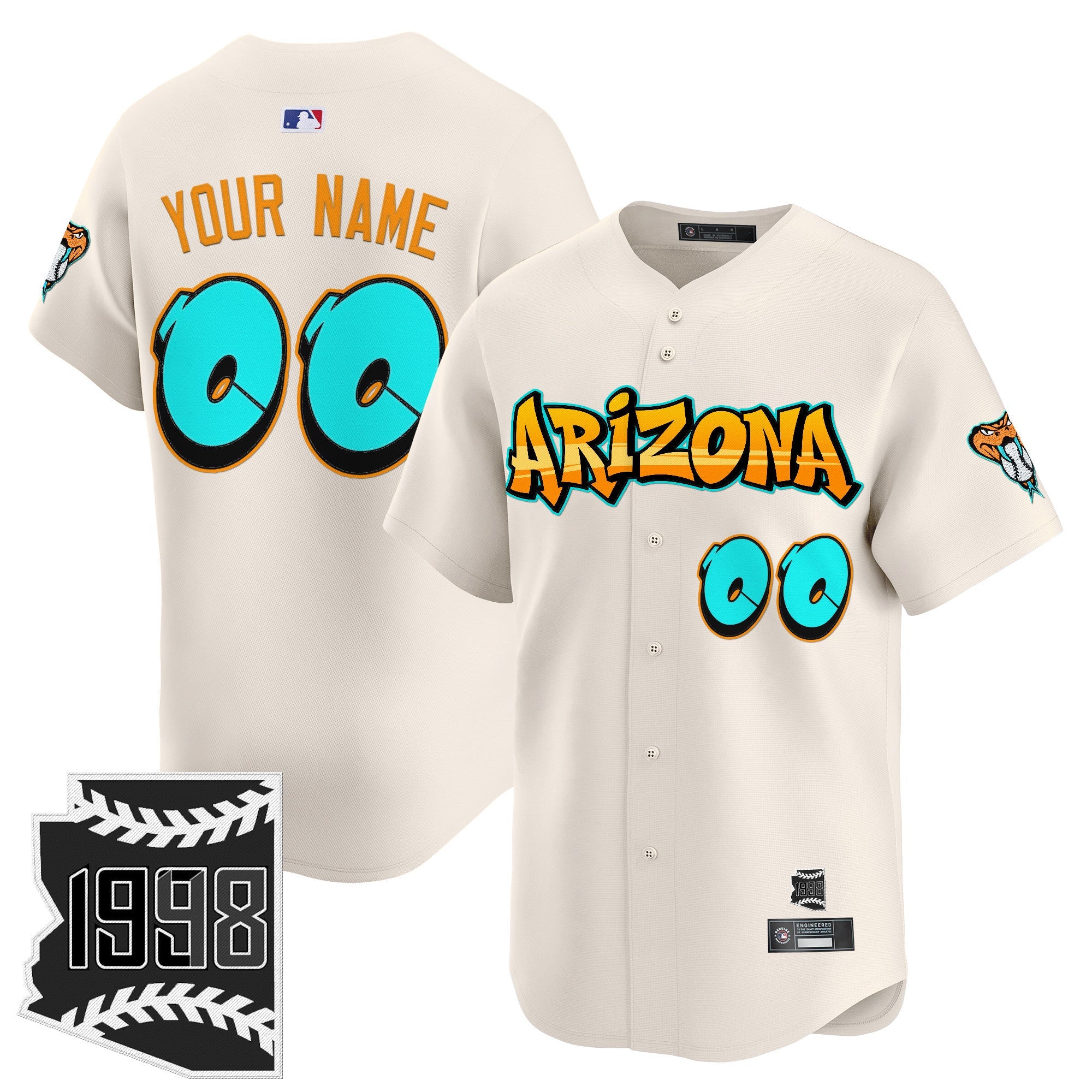 Arizona ‘Graffiti Desert Ink Edition’ Vapor Premier Limited Custom Jersey