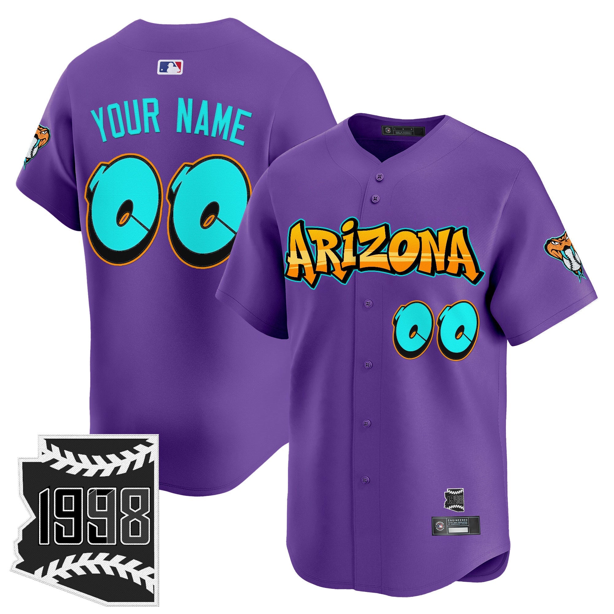 Arizona ‘Graffiti Desert Ink Edition’ Vapor Premier Limited Custom Jersey