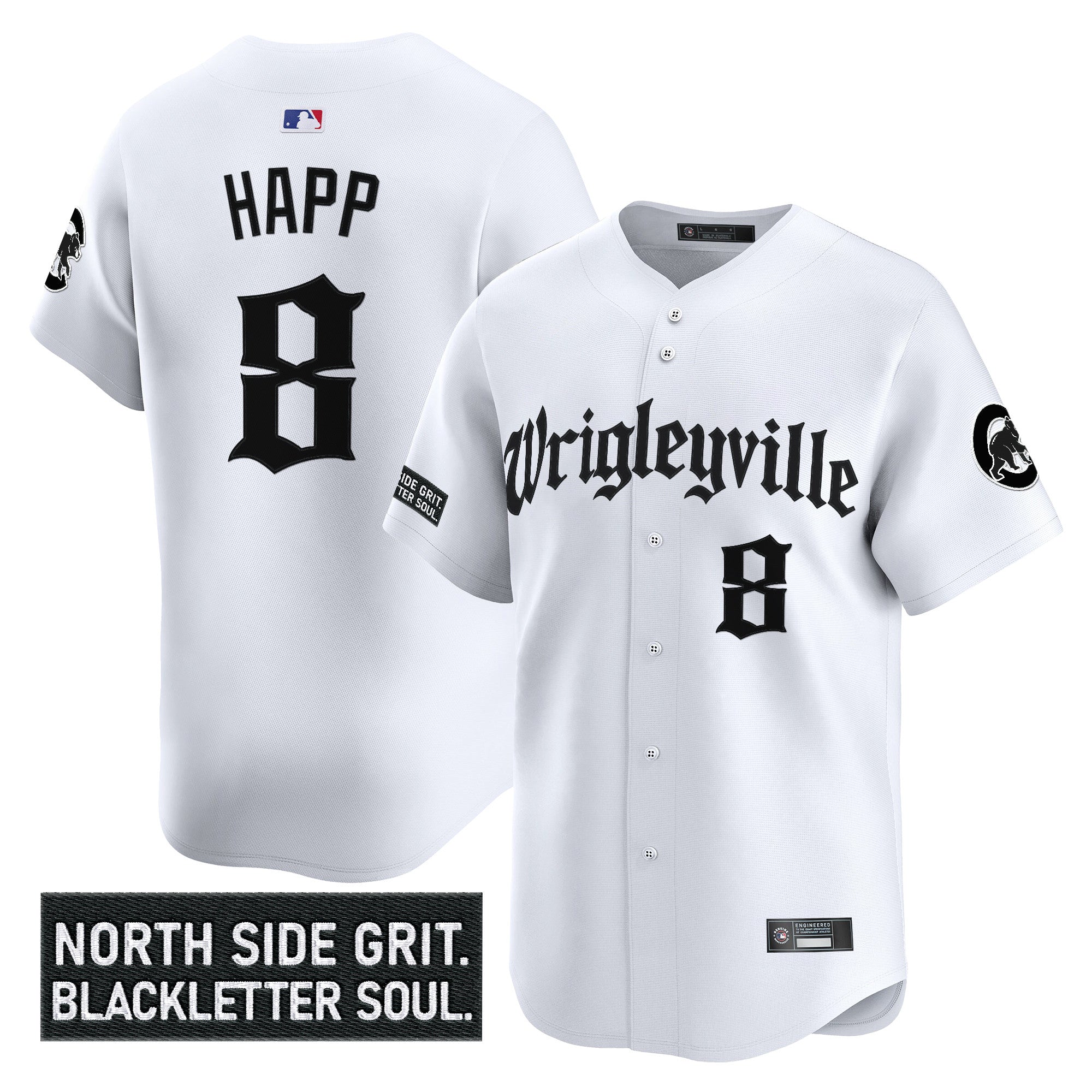 Men’s Chicago ‘Gothic North Side Edition’ Vapor Premier Limited Jersey V2