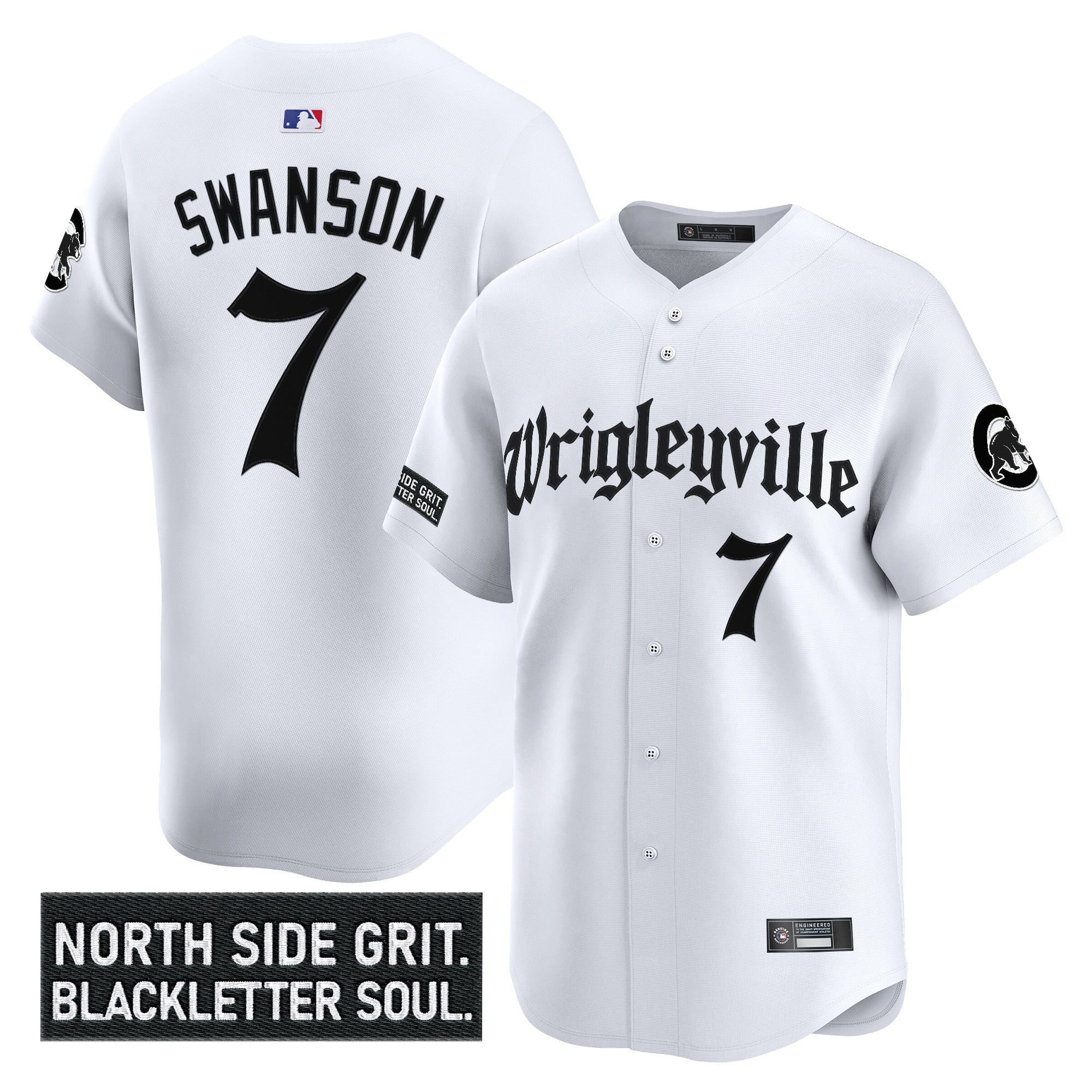 Men’s Chicago ‘Gothic North Side Edition’ Vapor Premier Limited Jersey V2