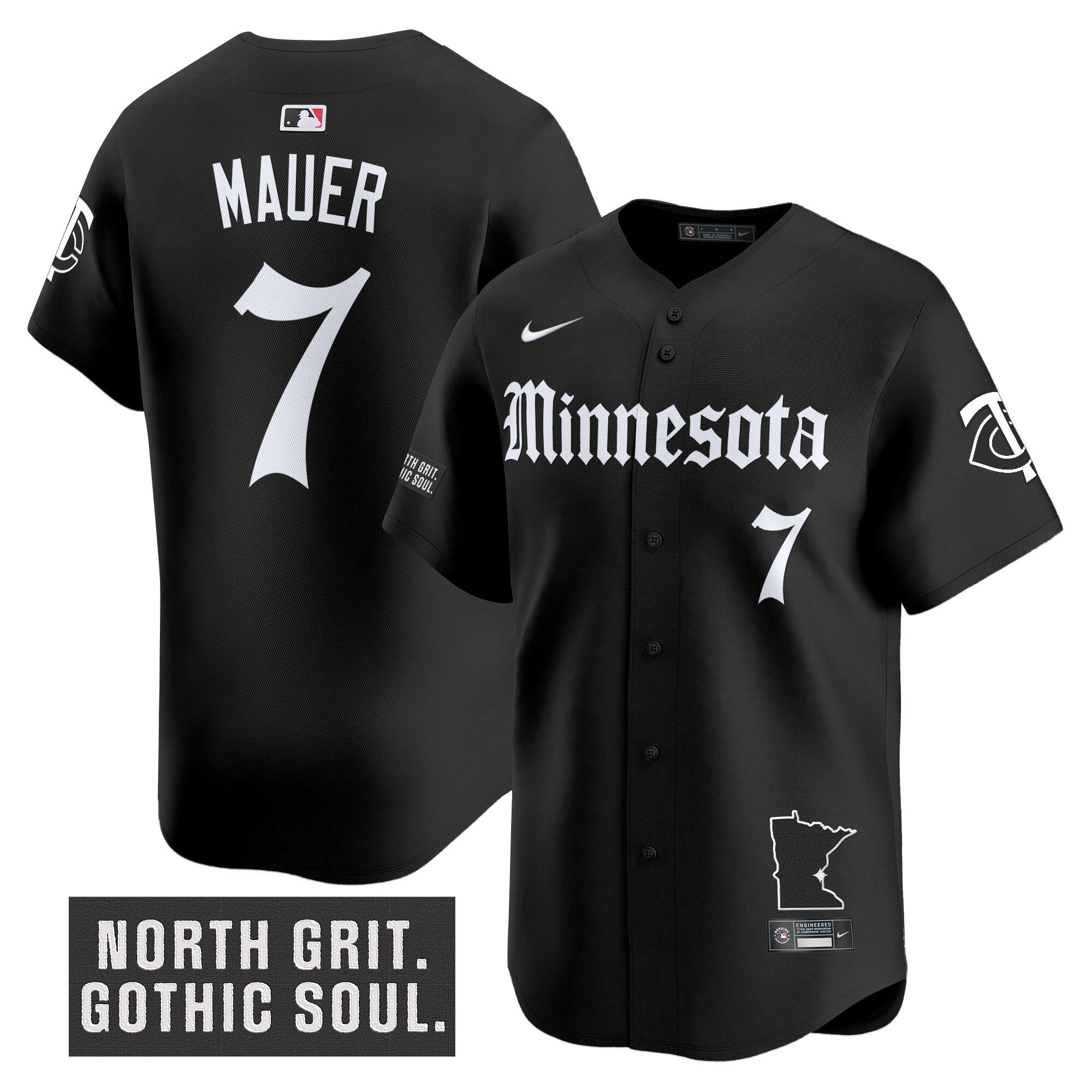 Men’s Minnesota ‘Gothic North Edition’ Vapor Premier Limited Jersey