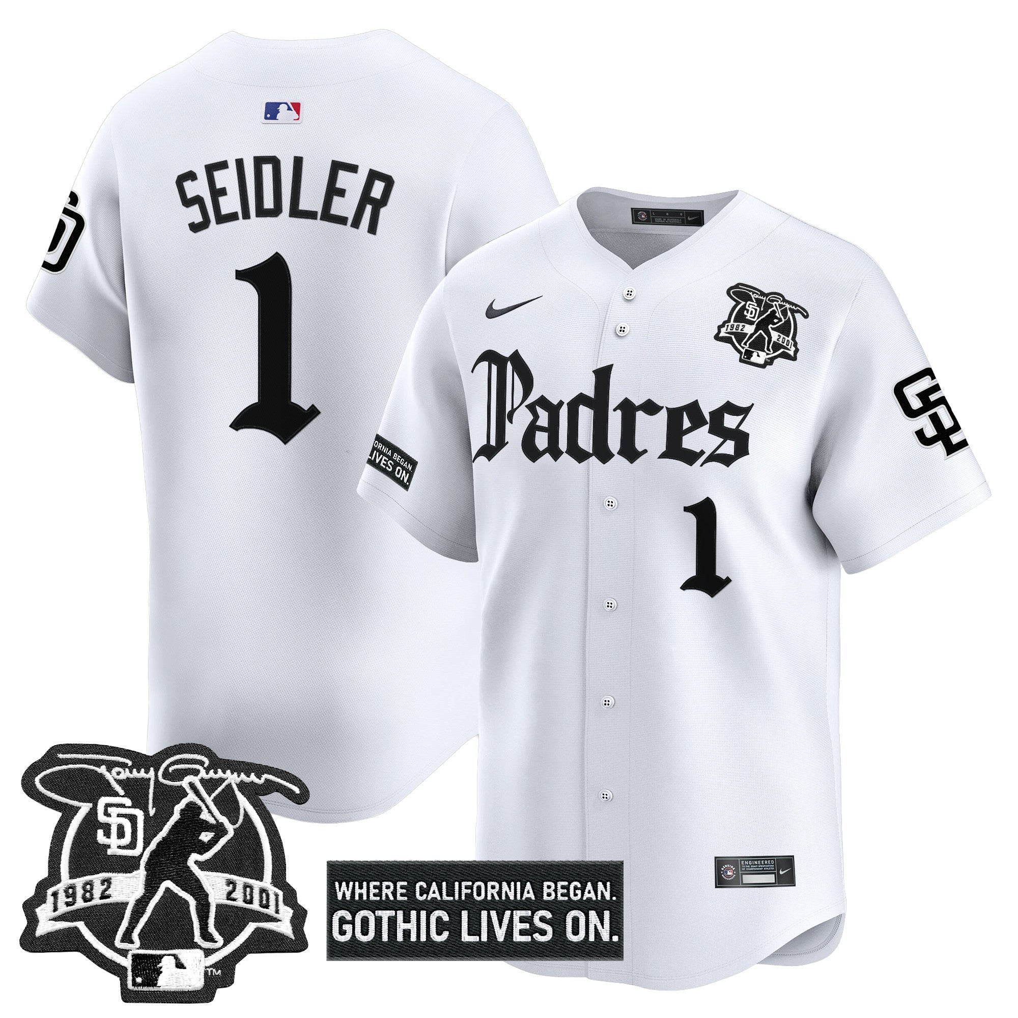 Men’s San Diego ‘Gothic Edition’ Vapor Premier Limited Jersey V2