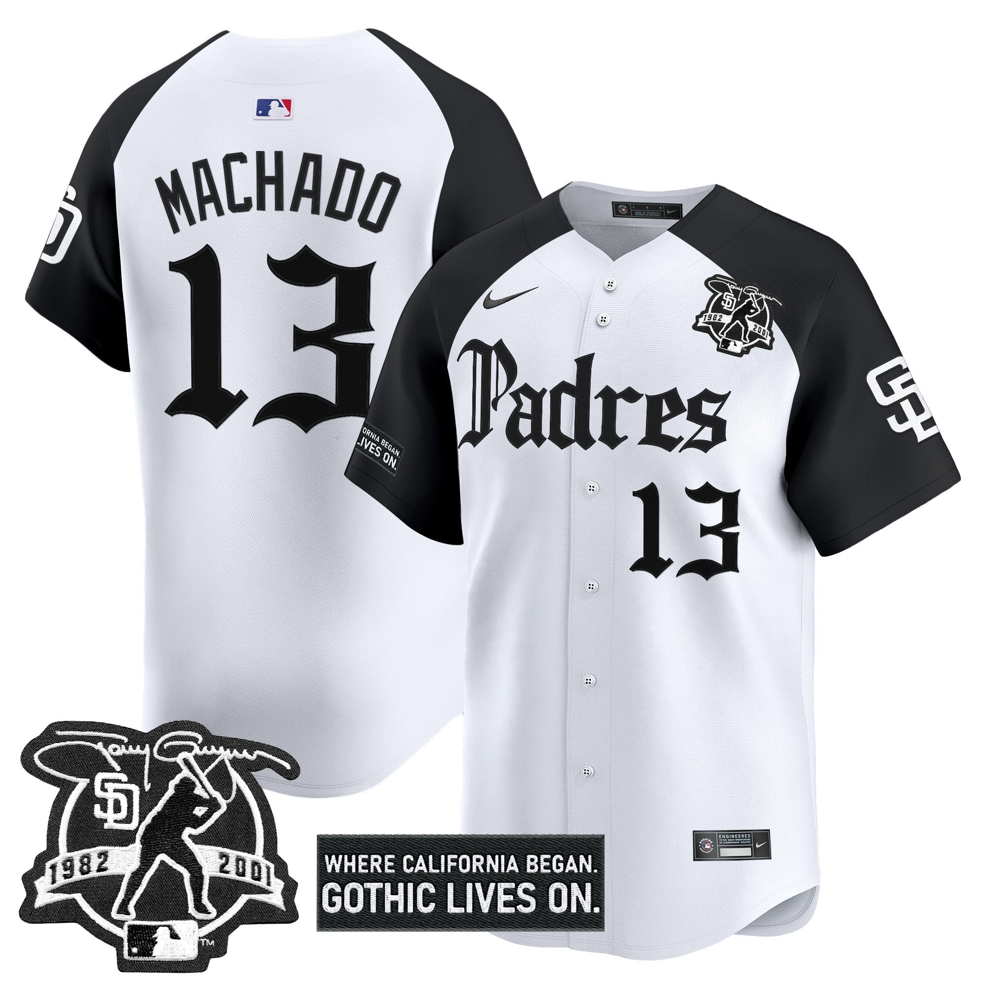 Men’s San Diego ‘Gothic Edition’ Vapor Premier Limited Jersey V2