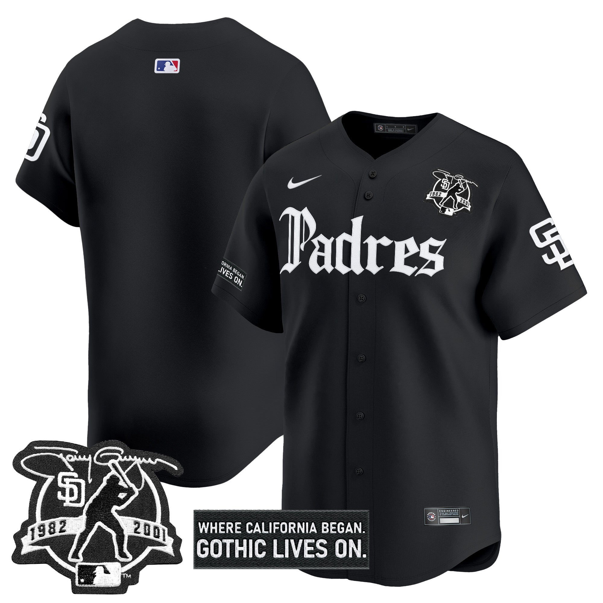 Men’s San Diego ‘Gothic Edition’ Vapor Premier Limited Jersey V2