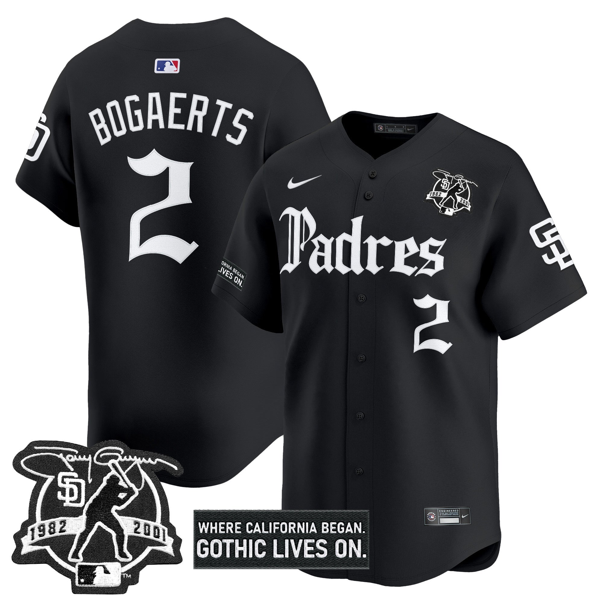 Men’s San Diego ‘Gothic Edition’ Vapor Premier Limited Jersey V2