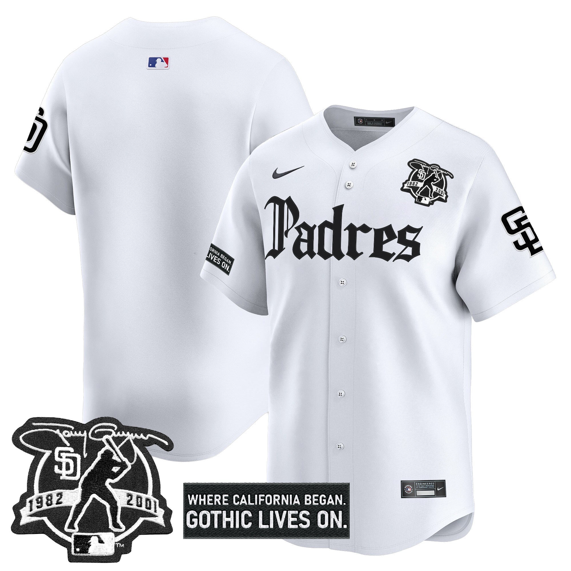 Men’s San Diego ‘Gothic Edition’ Vapor Premier Limited Jersey V2