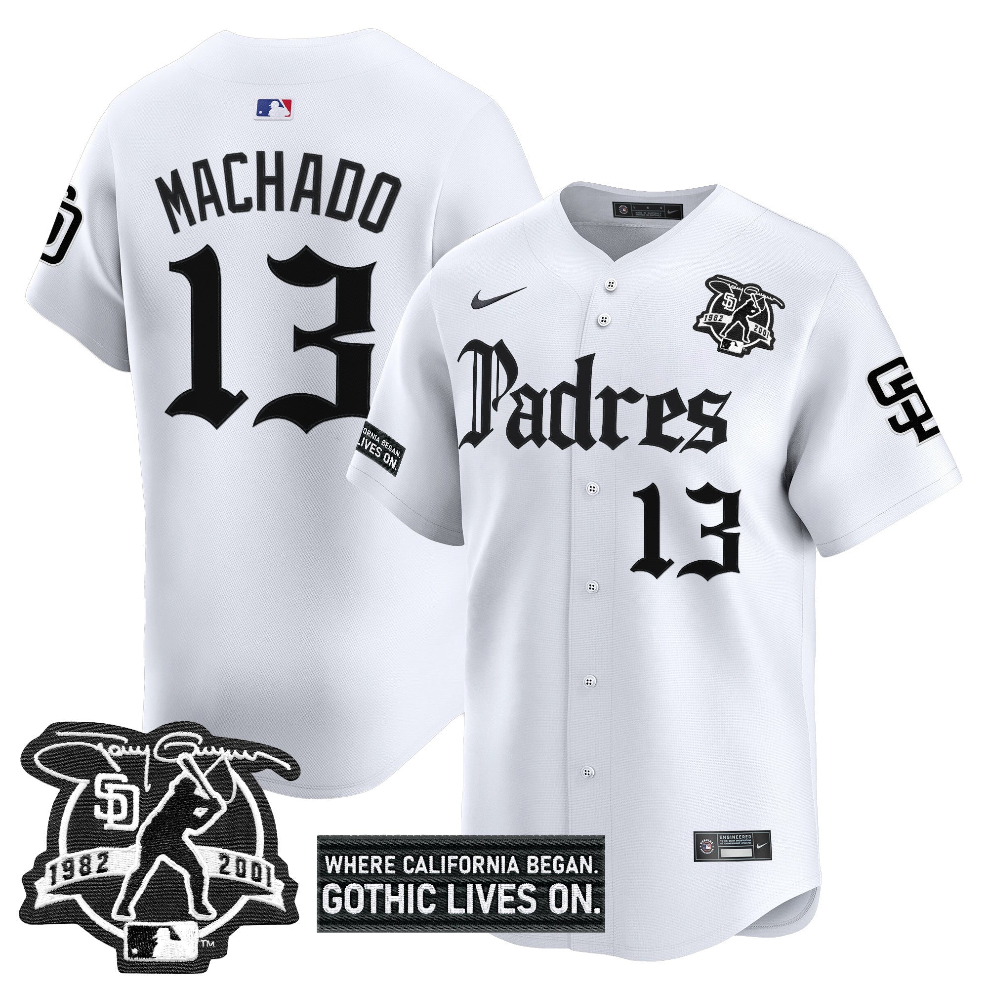 Men’s San Diego ‘Gothic Edition’ Vapor Premier Limited Jersey V2