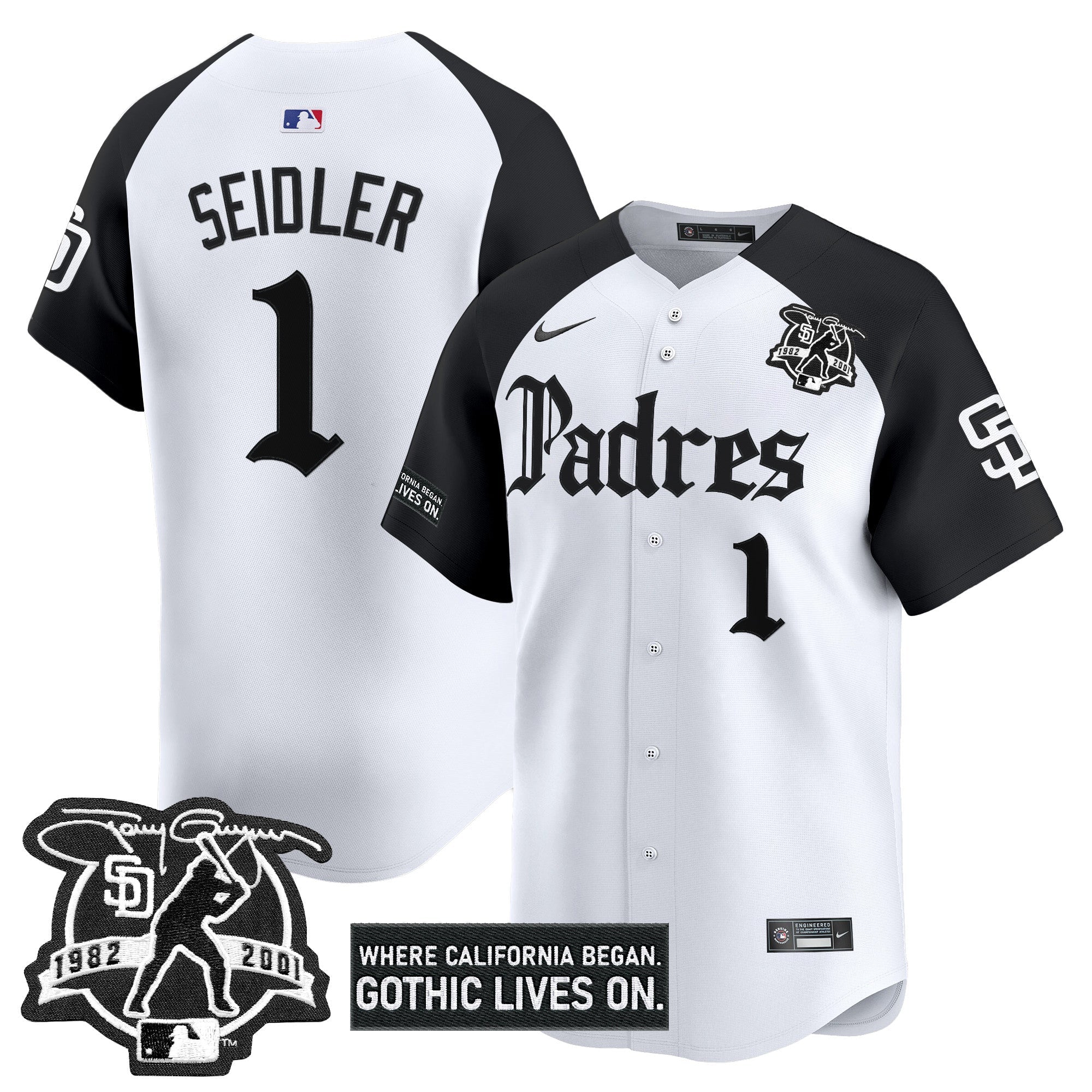 Men’s San Diego ‘Gothic Edition’ Vapor Premier Limited Jersey V2