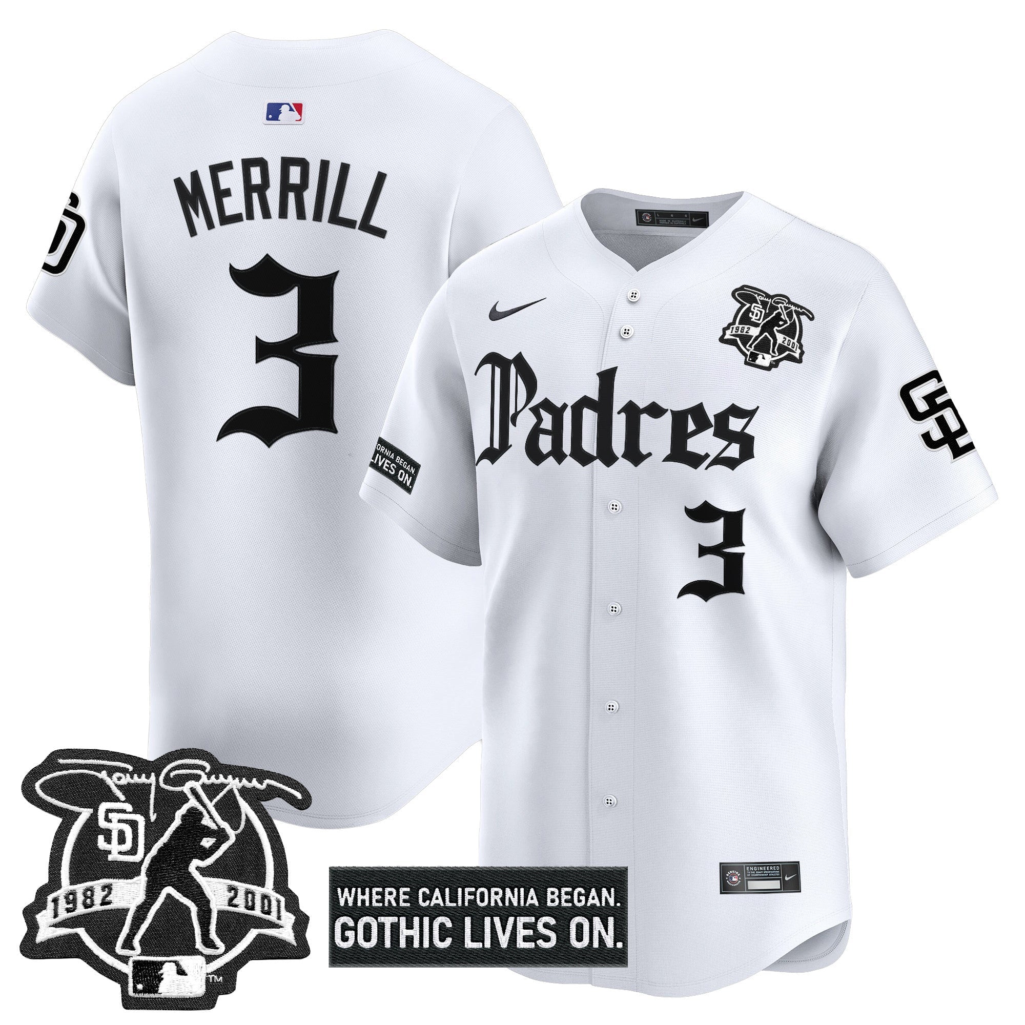 Men’s San Diego ‘Gothic Edition’ Vapor Premier Limited Jersey V2