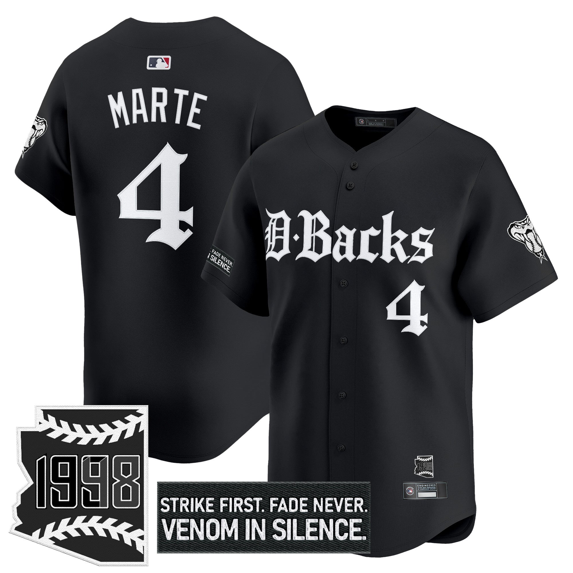 Men’s Arizona ‘Gothic Desert Fang Edition’ Vapor Premier Limited Jersey V2