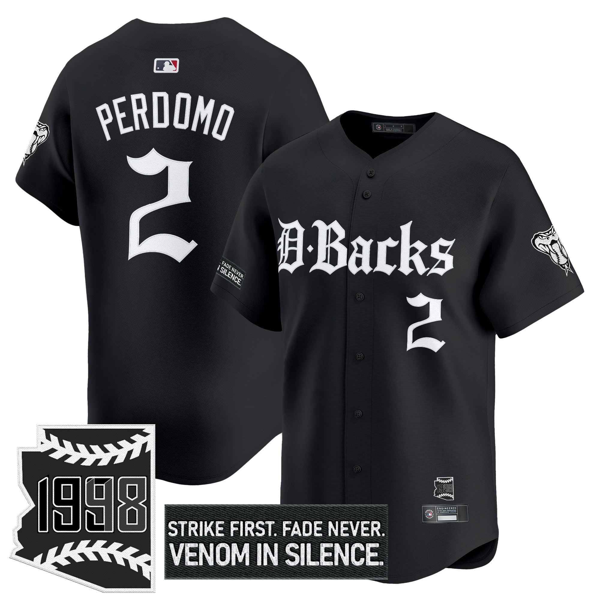 Men’s Arizona ‘Gothic Desert Fang Edition’ Vapor Premier Limited Jersey V2