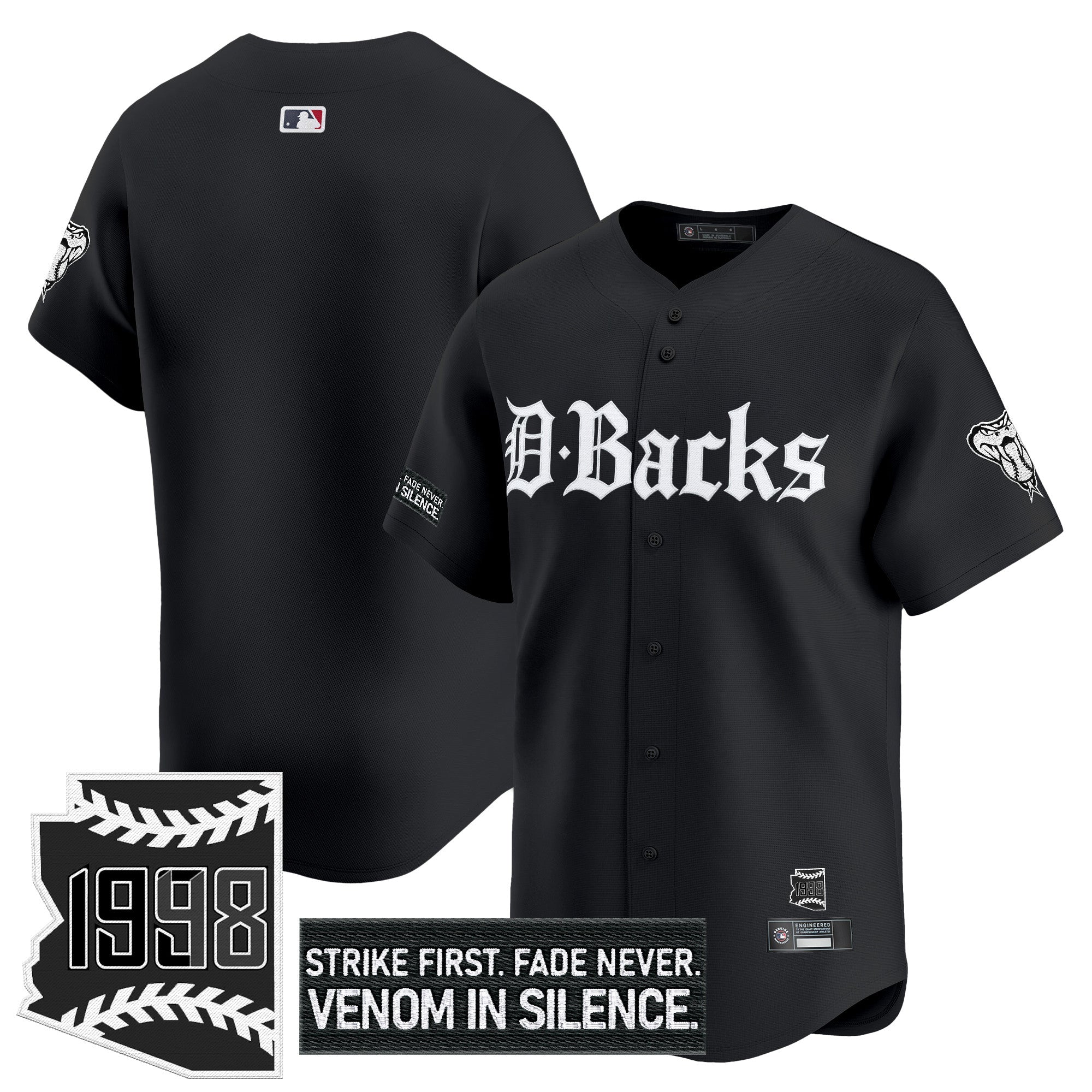Men’s Arizona ‘Gothic Desert Fang Edition’ Vapor Premier Limited Jersey V2