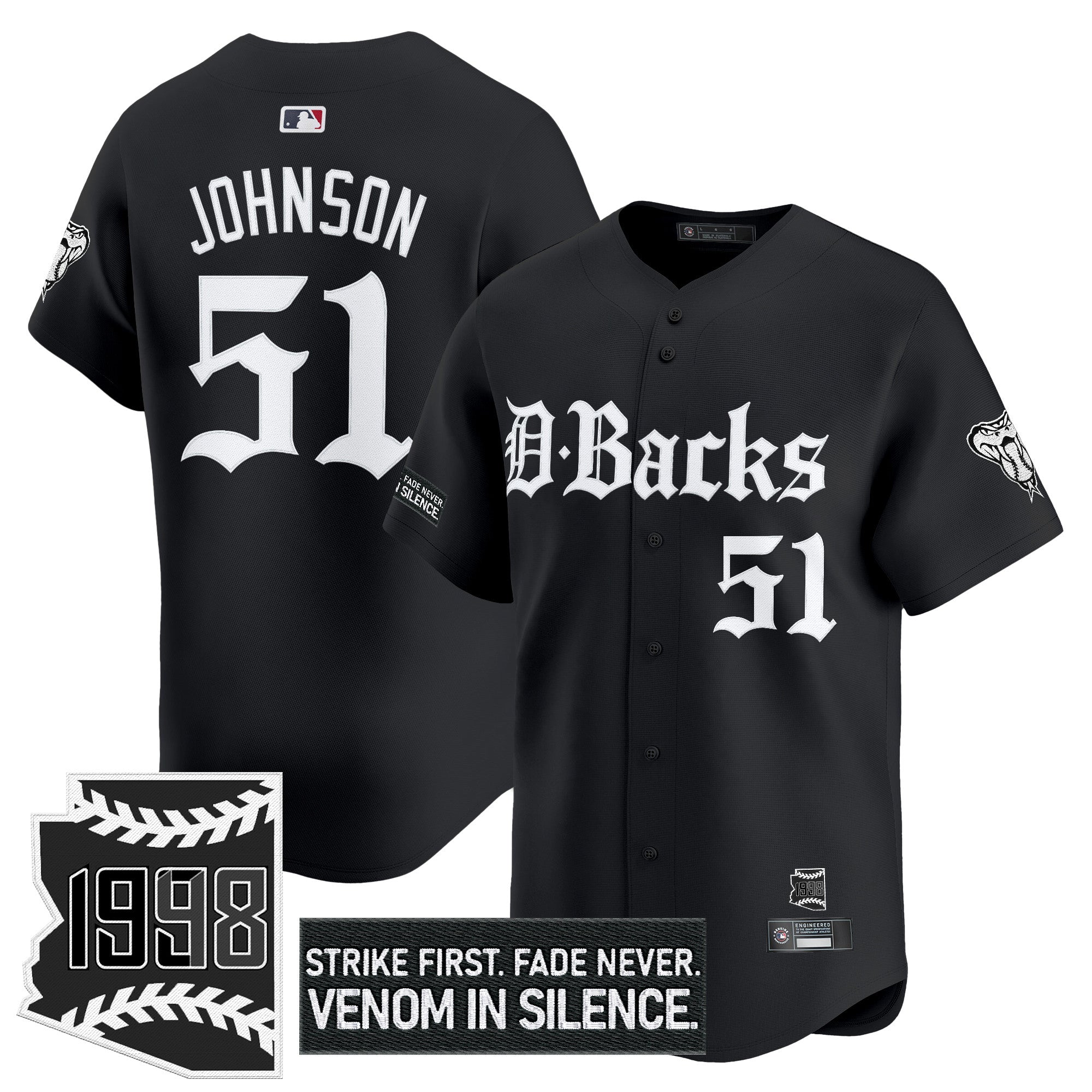 Men’s Arizona ‘Gothic Desert Fang Edition’ Vapor Premier Limited Jersey V2