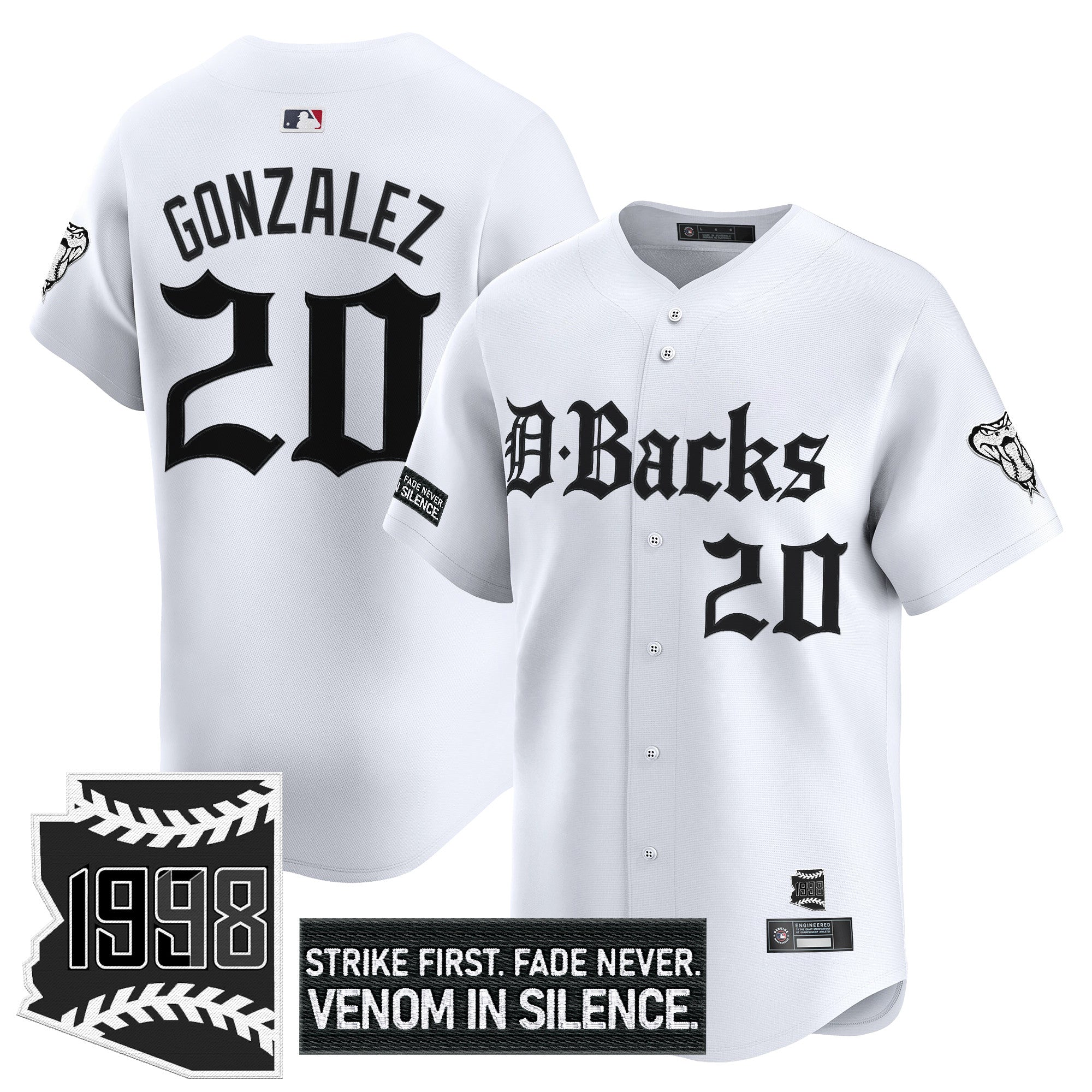 Men’s Arizona ‘Gothic Desert Fang Edition’ Vapor Premier Limited Jersey V2