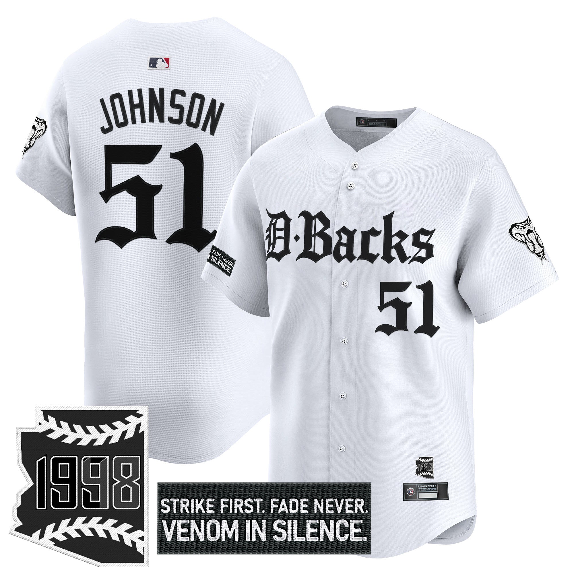 Men’s Arizona ‘Gothic Desert Fang Edition’ Vapor Premier Limited Jersey V2