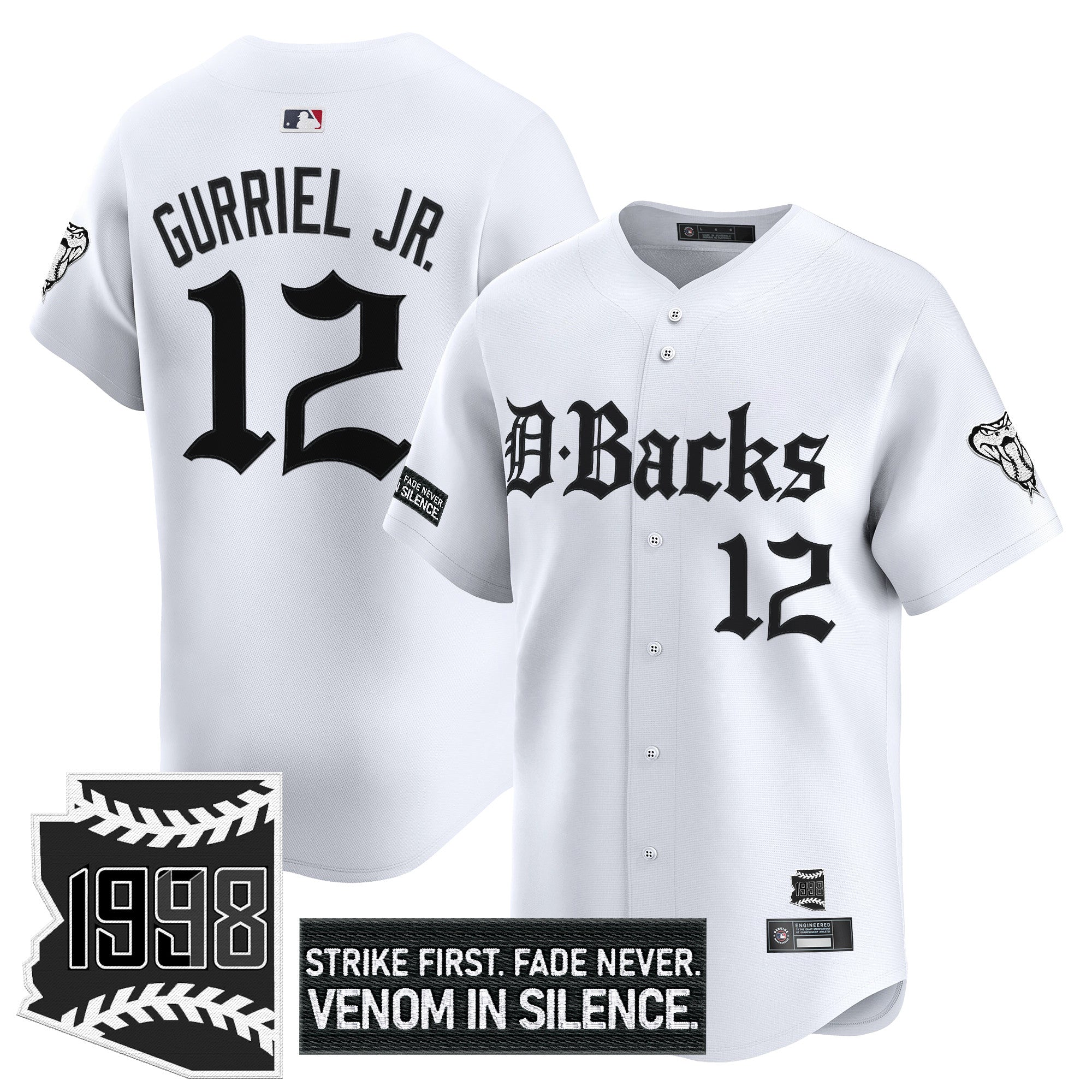 Men’s Arizona ‘Gothic Desert Fang Edition’ Vapor Premier Limited Jersey V2