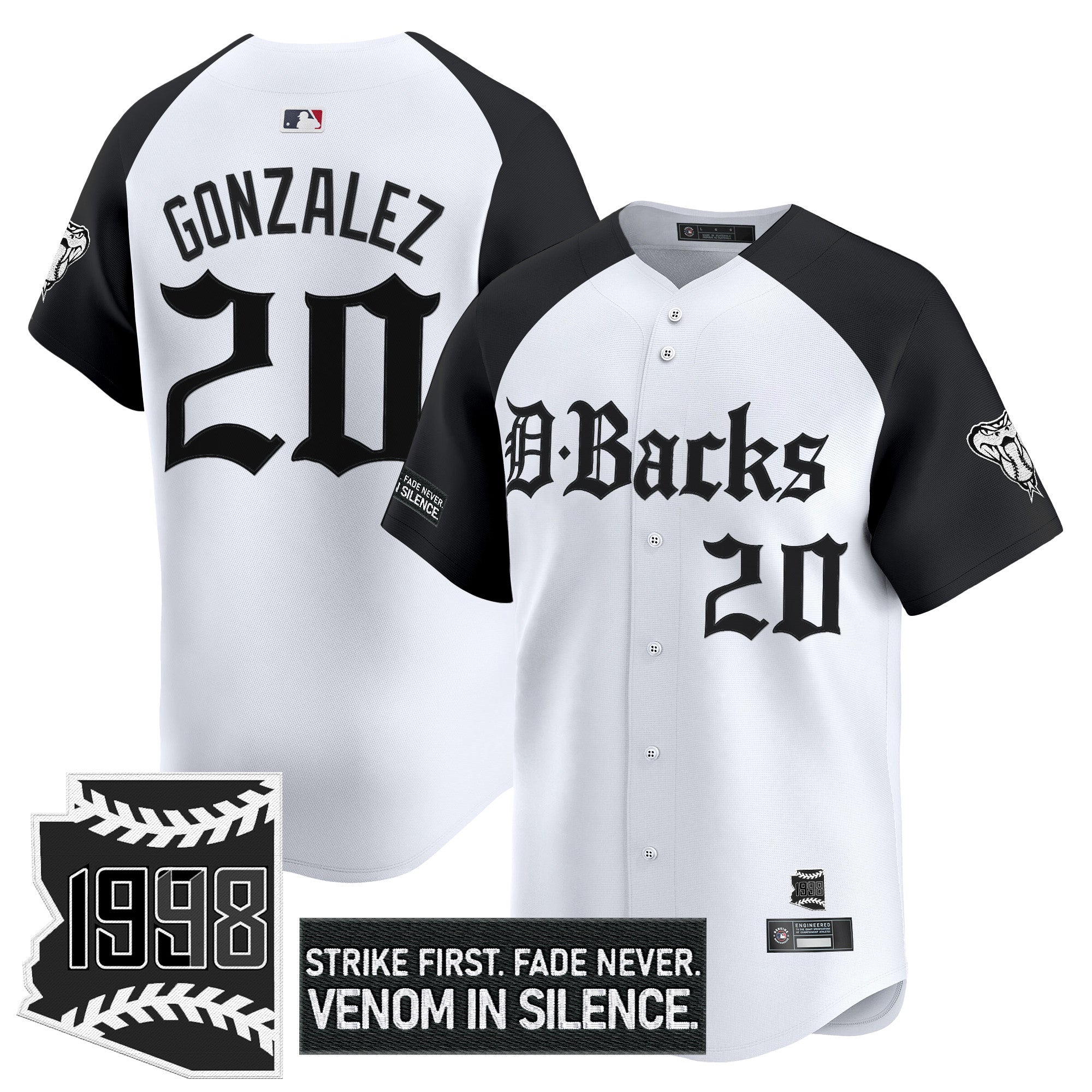 Men’s Arizona ‘Gothic Desert Fang Edition’ Vapor Premier Limited Jersey V2