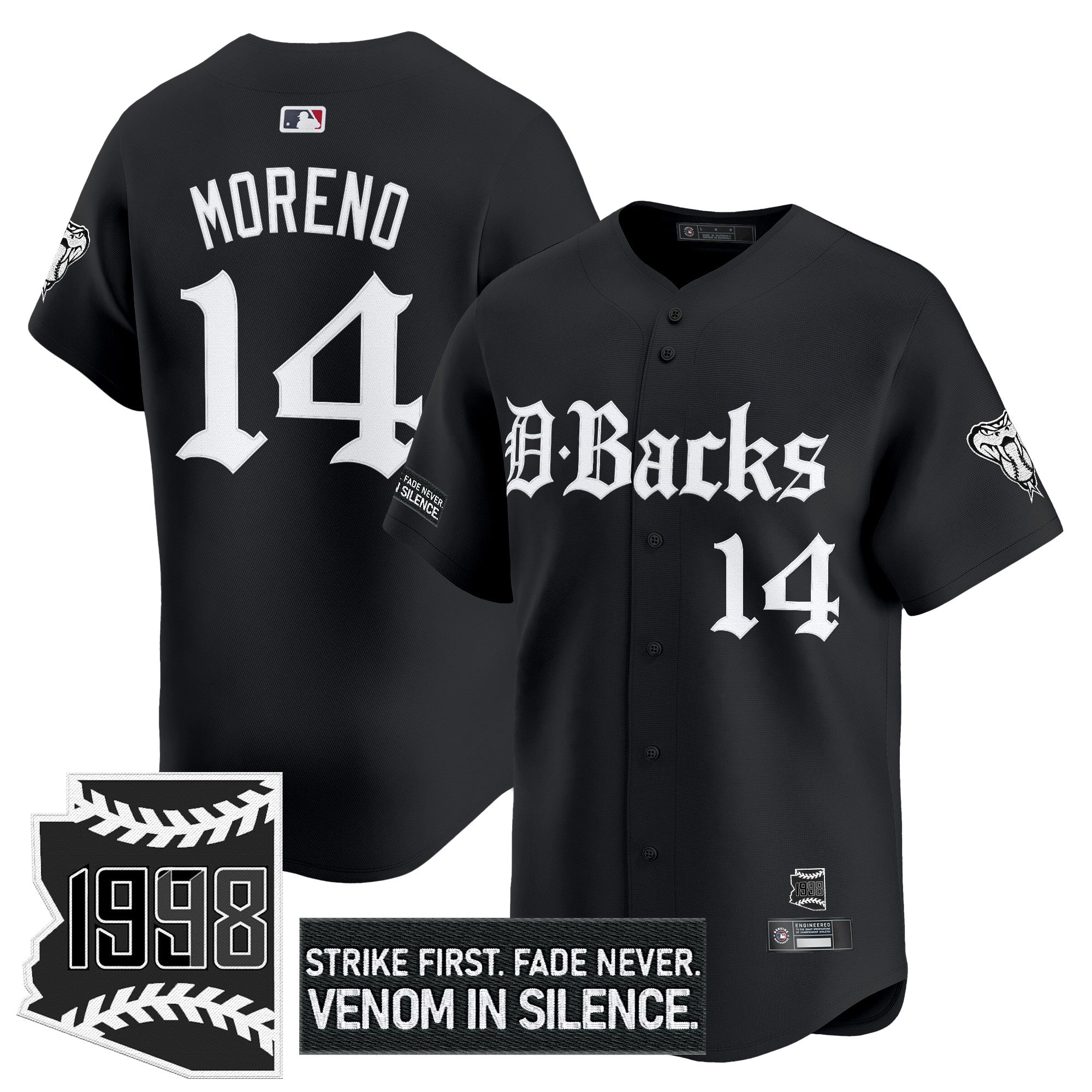 Men’s Arizona ‘Gothic Desert Fang Edition’ Vapor Premier Limited Jersey V2