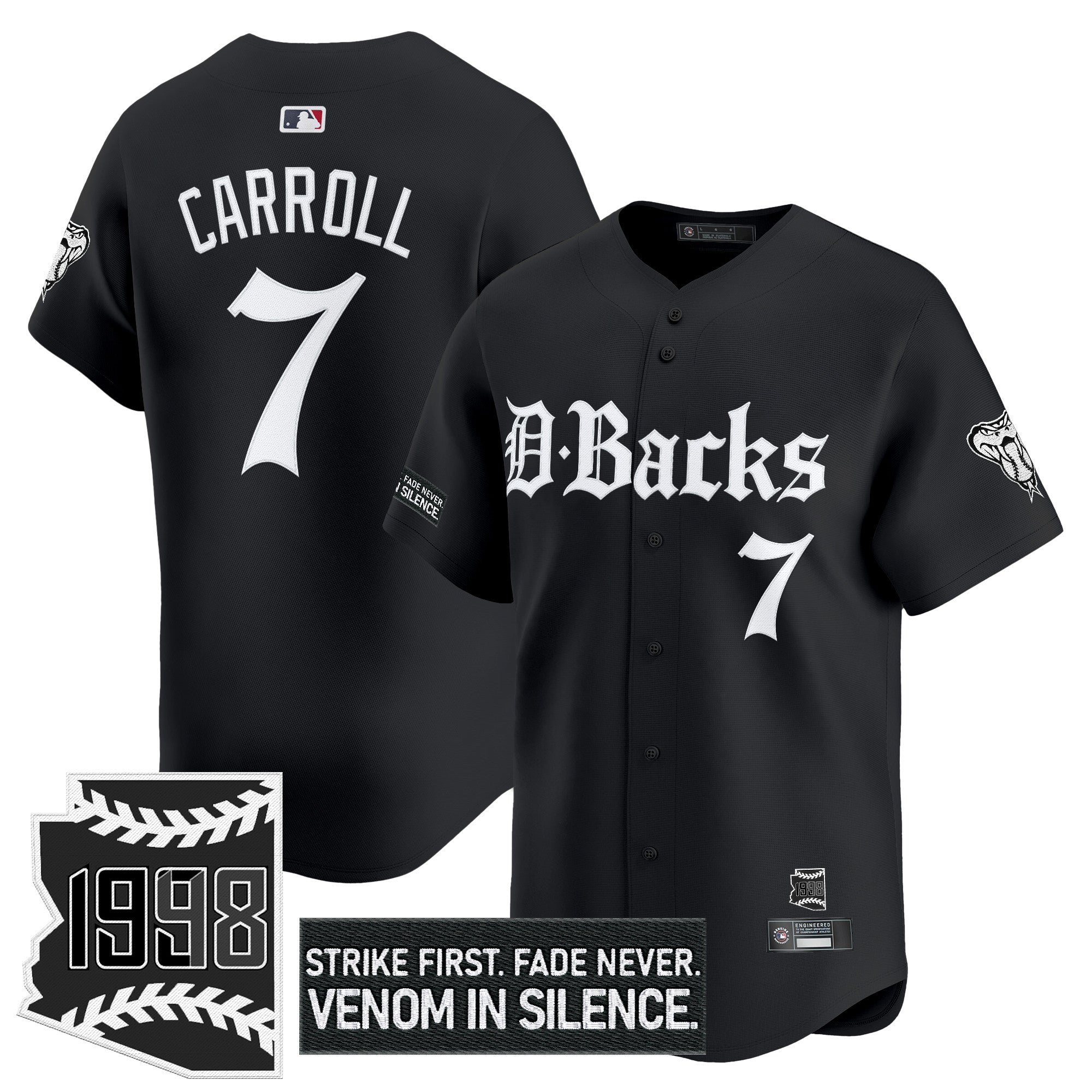 Men’s Arizona ‘Gothic Desert Fang Edition’ Vapor Premier Limited Jersey V2