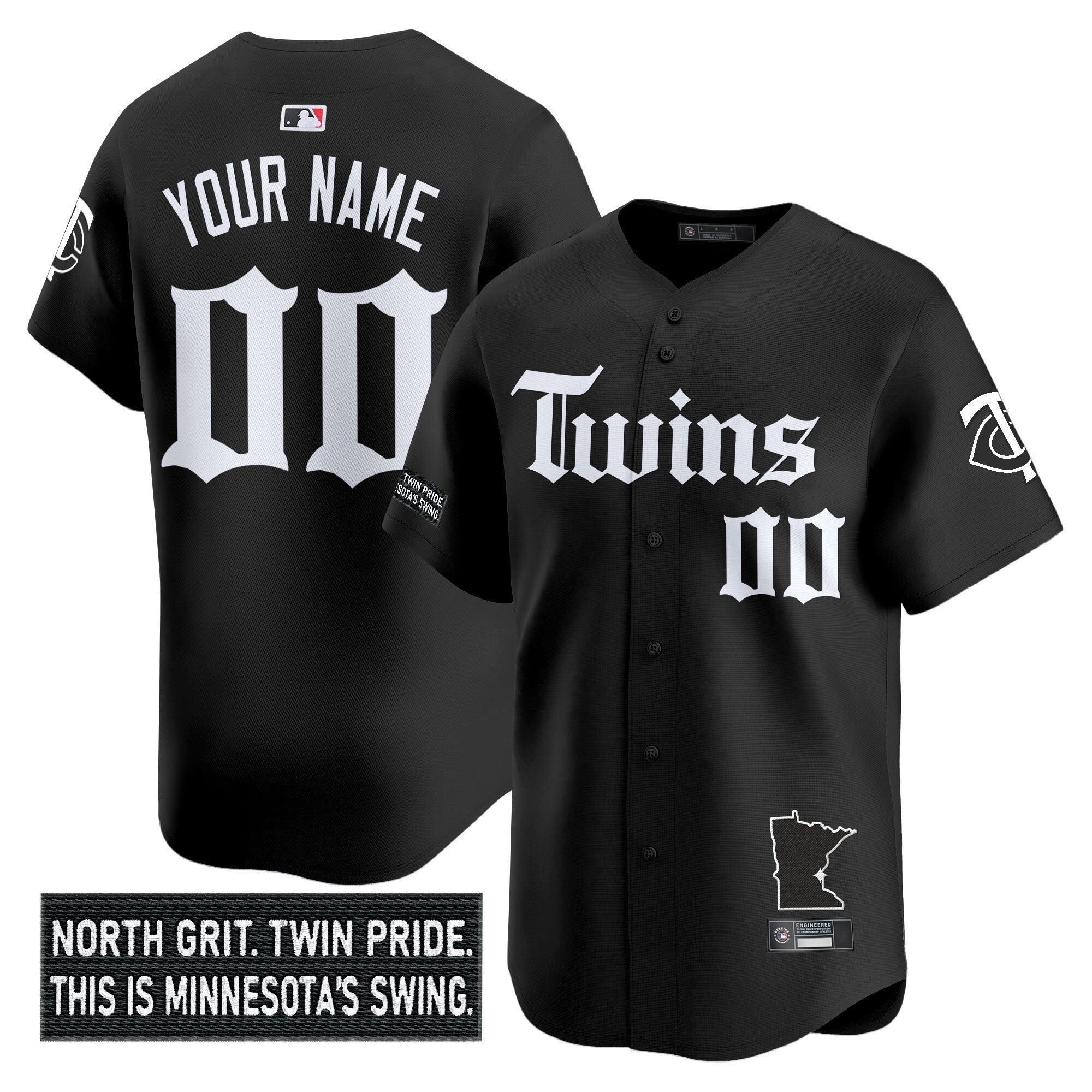 Minnesota ‘Gothic North Edition’ Vapor Premier Limited Custom Jersey V2