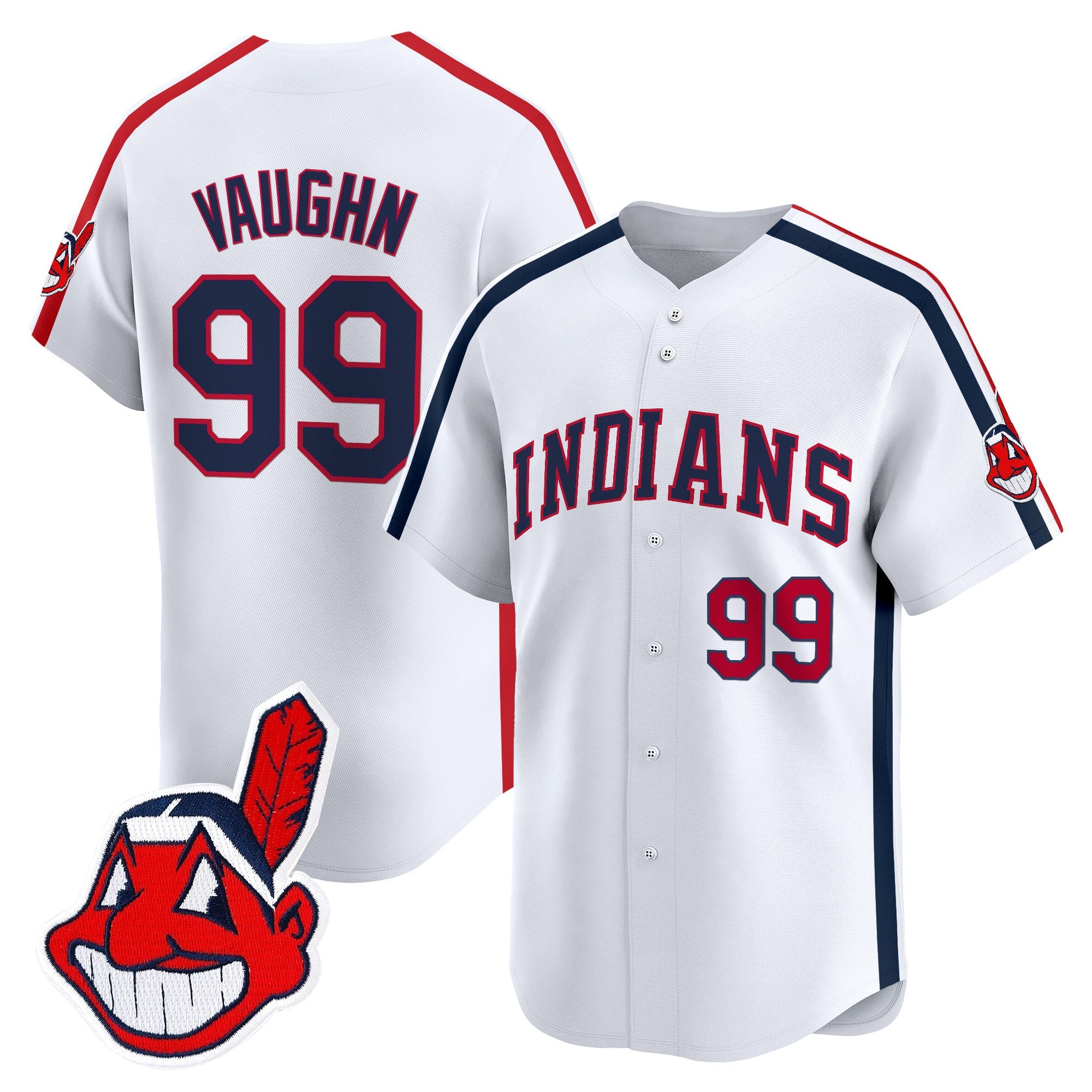 Men’s Cleveland Indians Ricky ‘Wild Thing’ Vaughn Vapor Premier Limited Jersey