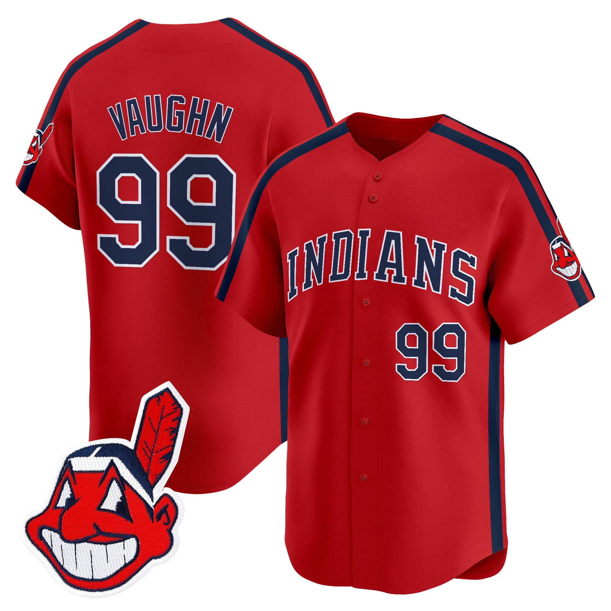 Men’s Cleveland Indians Ricky ‘Wild Thing’ Vaughn Vapor Premier Limited Jersey