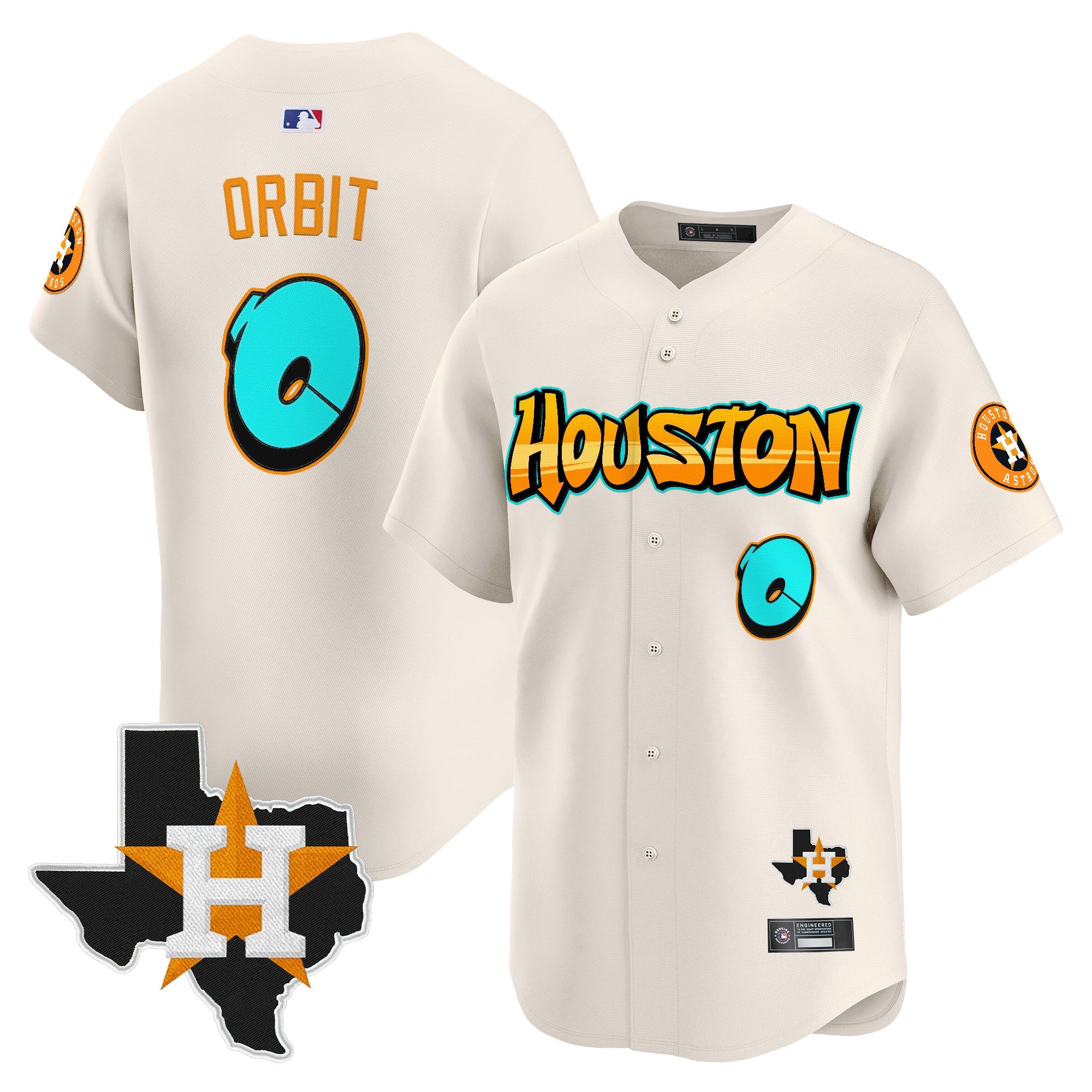 Men’s Houston ‘Graffiti H-Town Edition’ Vapor Premier Limited Jersey