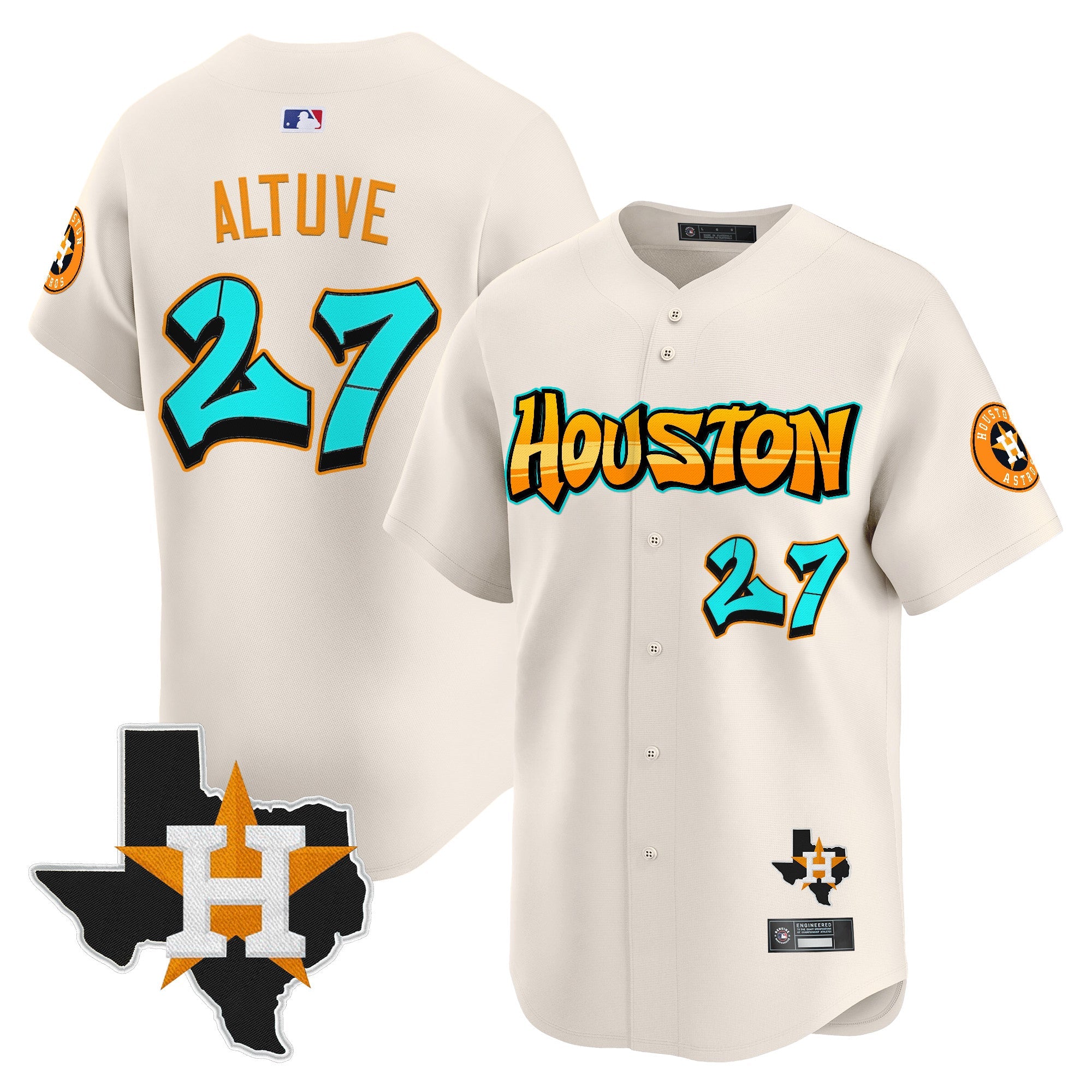 Men’s Houston ‘Graffiti H-Town Edition’ Vapor Premier Limited Jersey