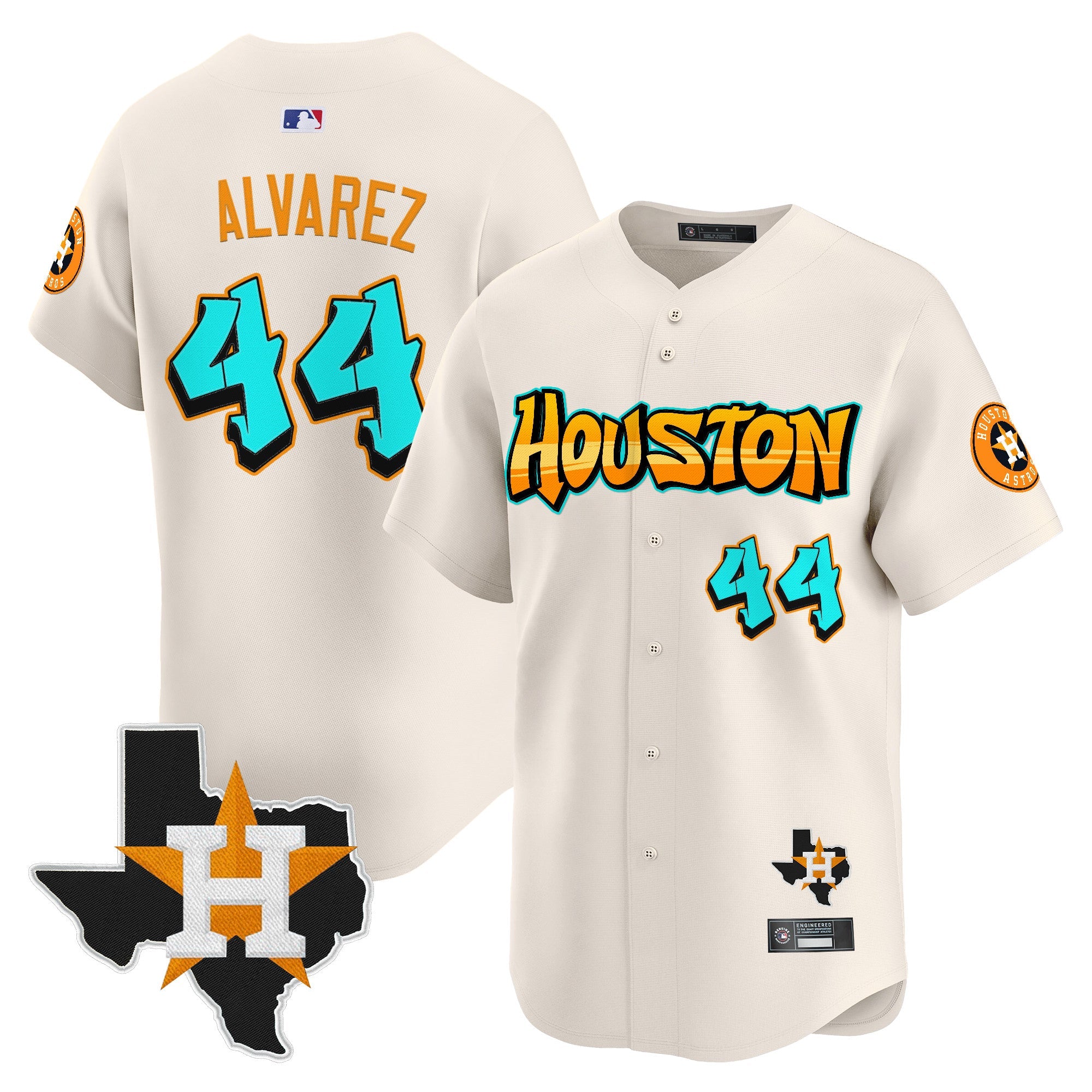 Men’s Houston ‘Graffiti H-Town Edition’ Vapor Premier Limited Jersey