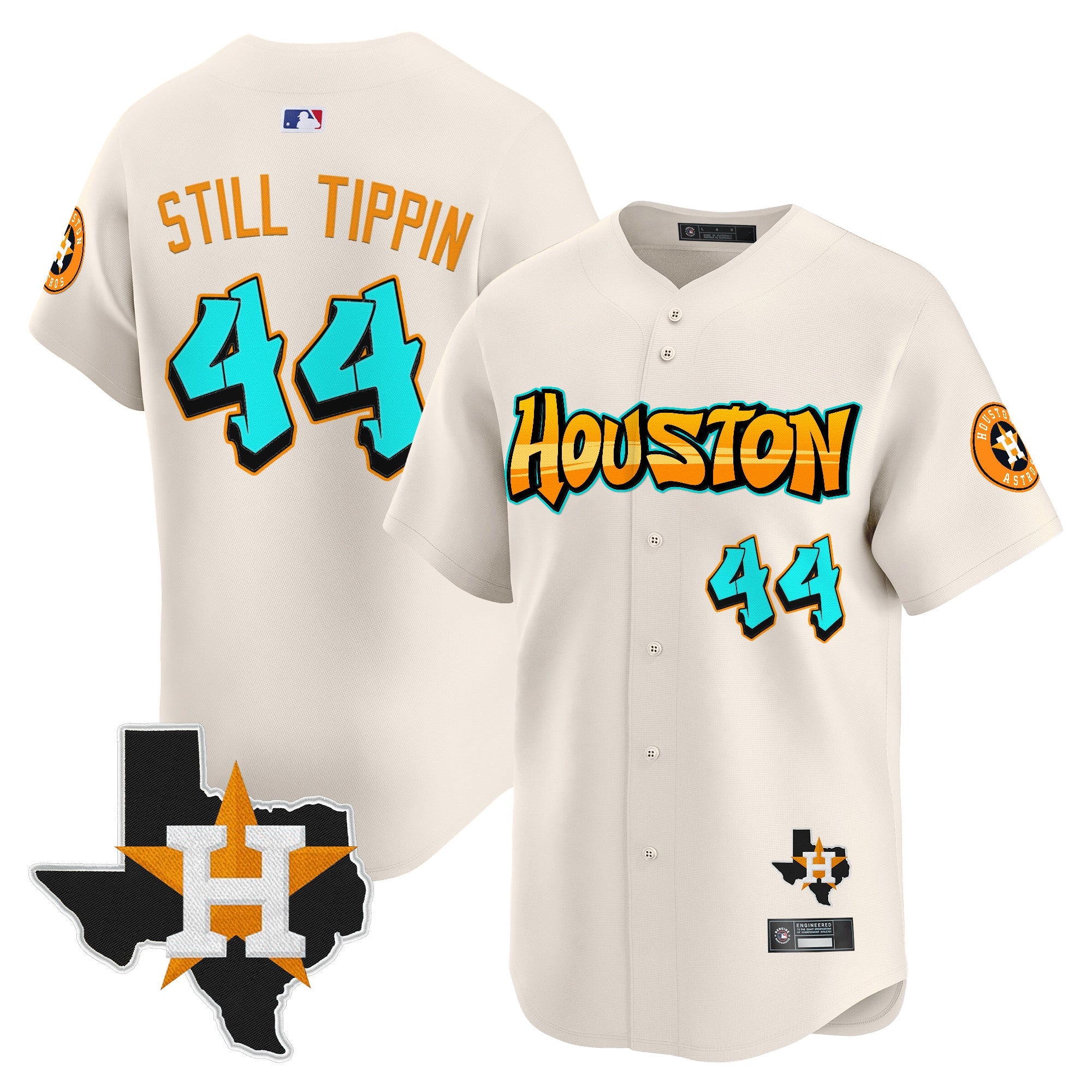 Men’s Houston ‘Graffiti H-Town Edition’ Vapor Premier Limited Jersey