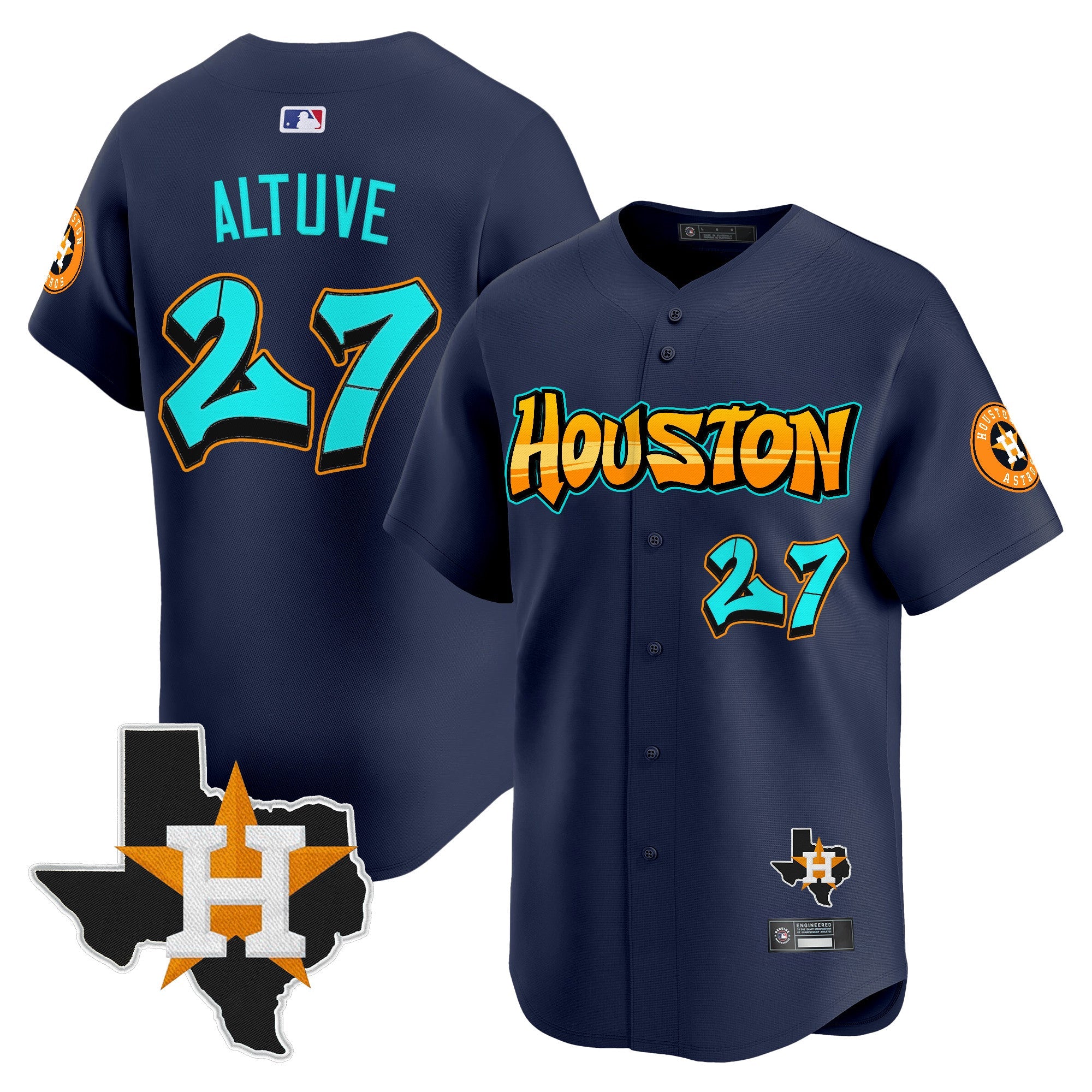 Men’s Houston ‘Graffiti H-Town Edition’ Vapor Premier Limited Jersey