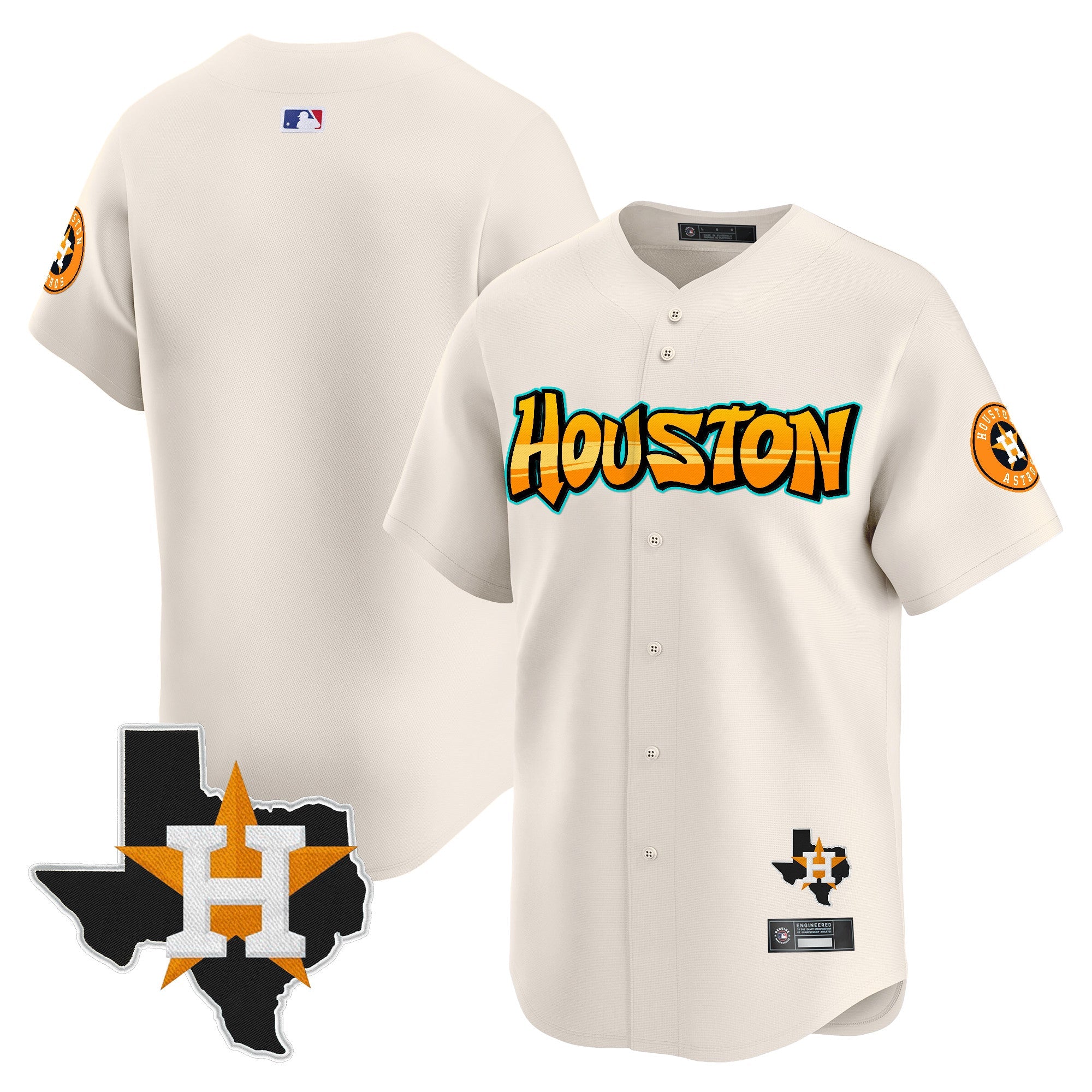 Men’s Houston ‘Graffiti H-Town Edition’ Vapor Premier Limited Jersey