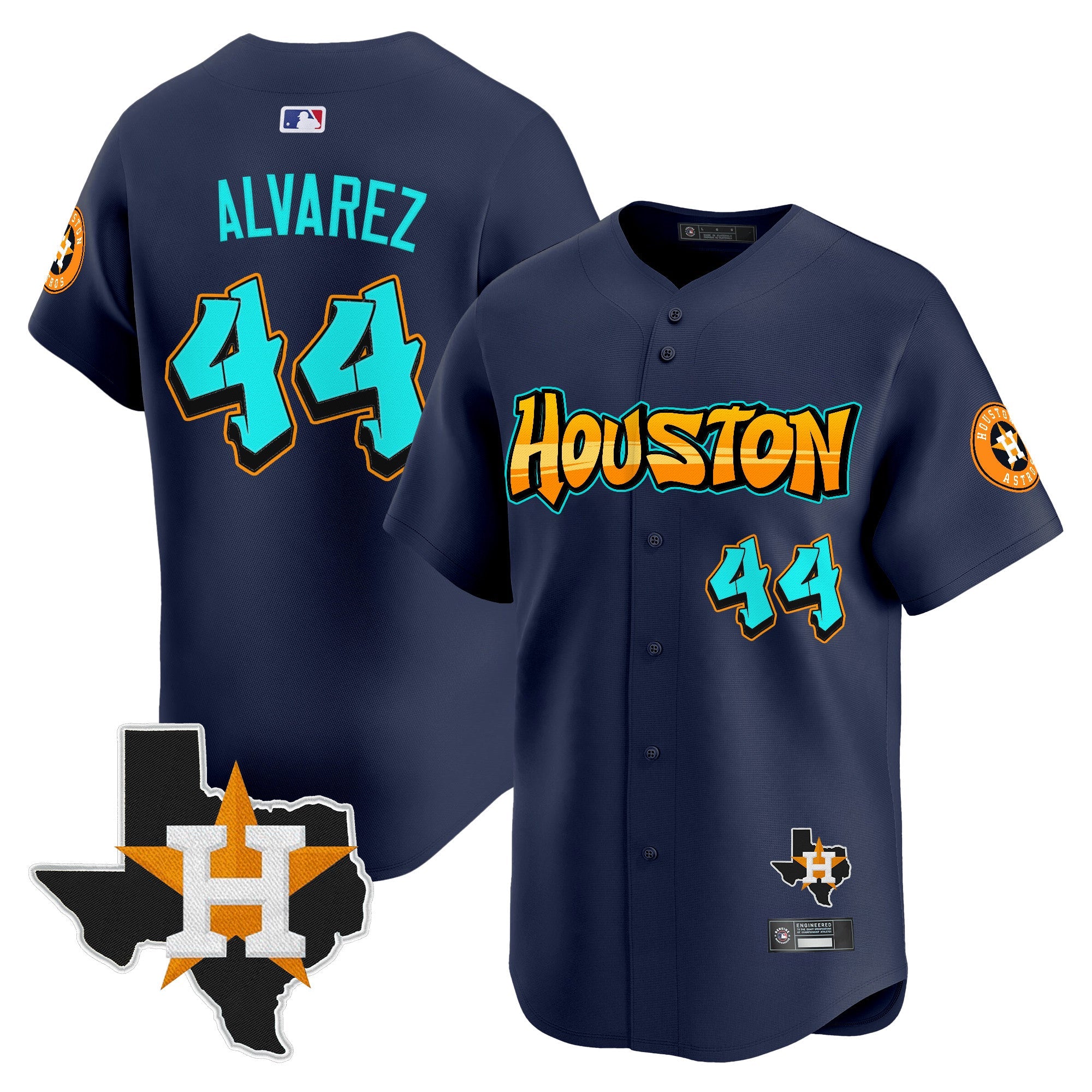 Men’s Houston ‘Graffiti H-Town Edition’ Vapor Premier Limited Jersey