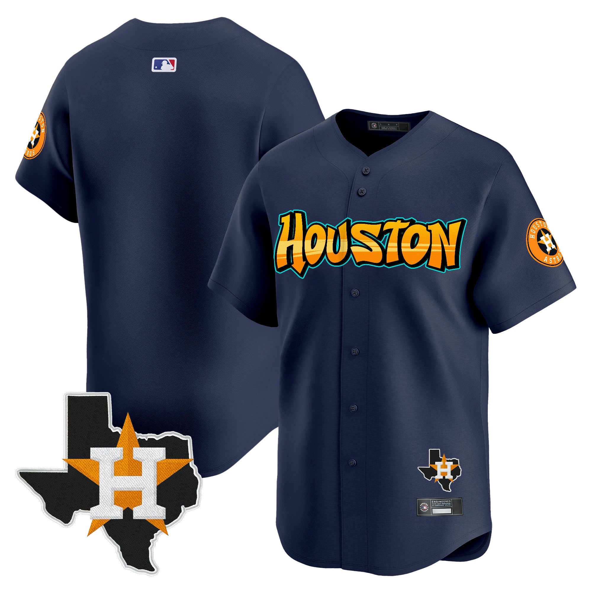 Men’s Houston ‘Graffiti H-Town Edition’ Vapor Premier Limited Jersey