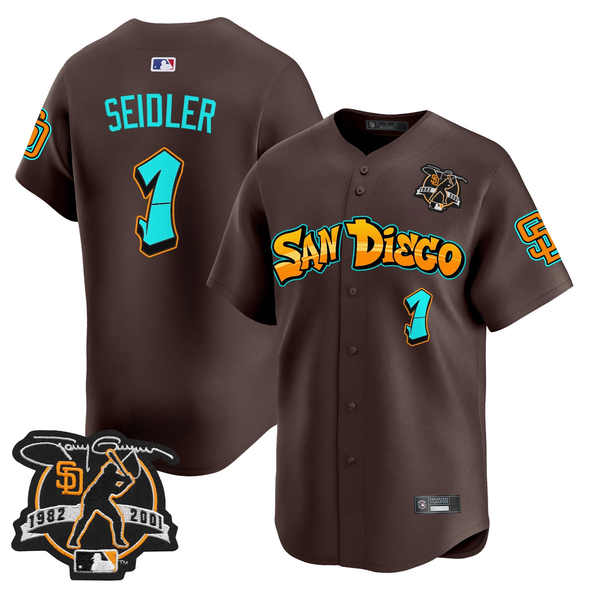 Men’s San Diego ‘Graffiti Barrio Edition’ Vapor Premier Limited Jersey