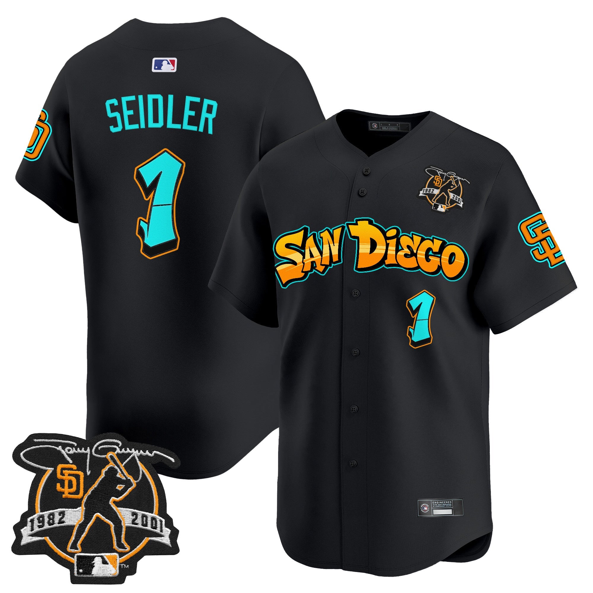 Men’s San Diego ‘Graffiti Barrio Edition’ Vapor Premier Limited Jersey