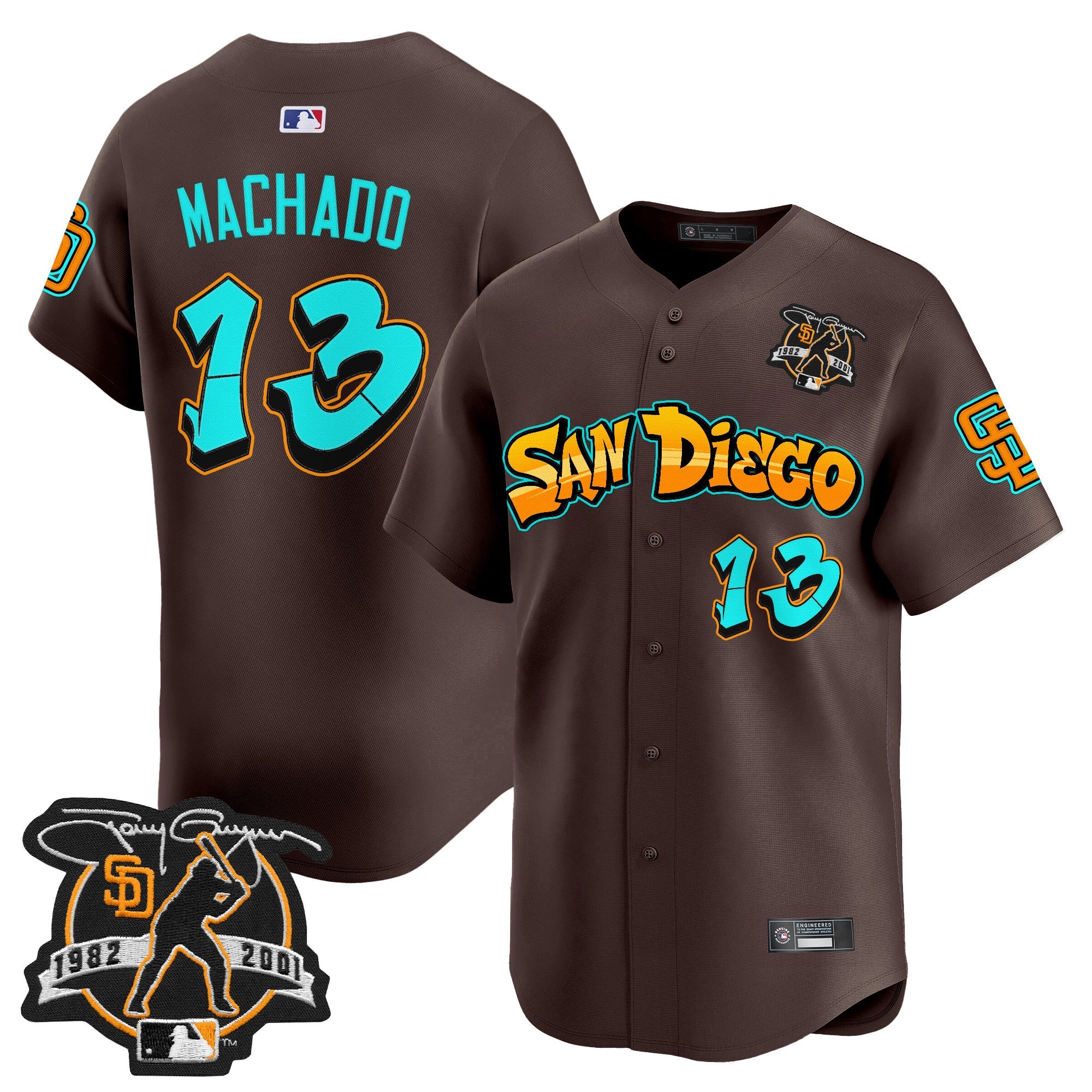 Men’s San Diego ‘Graffiti Barrio Edition’ Vapor Premier Limited Jersey