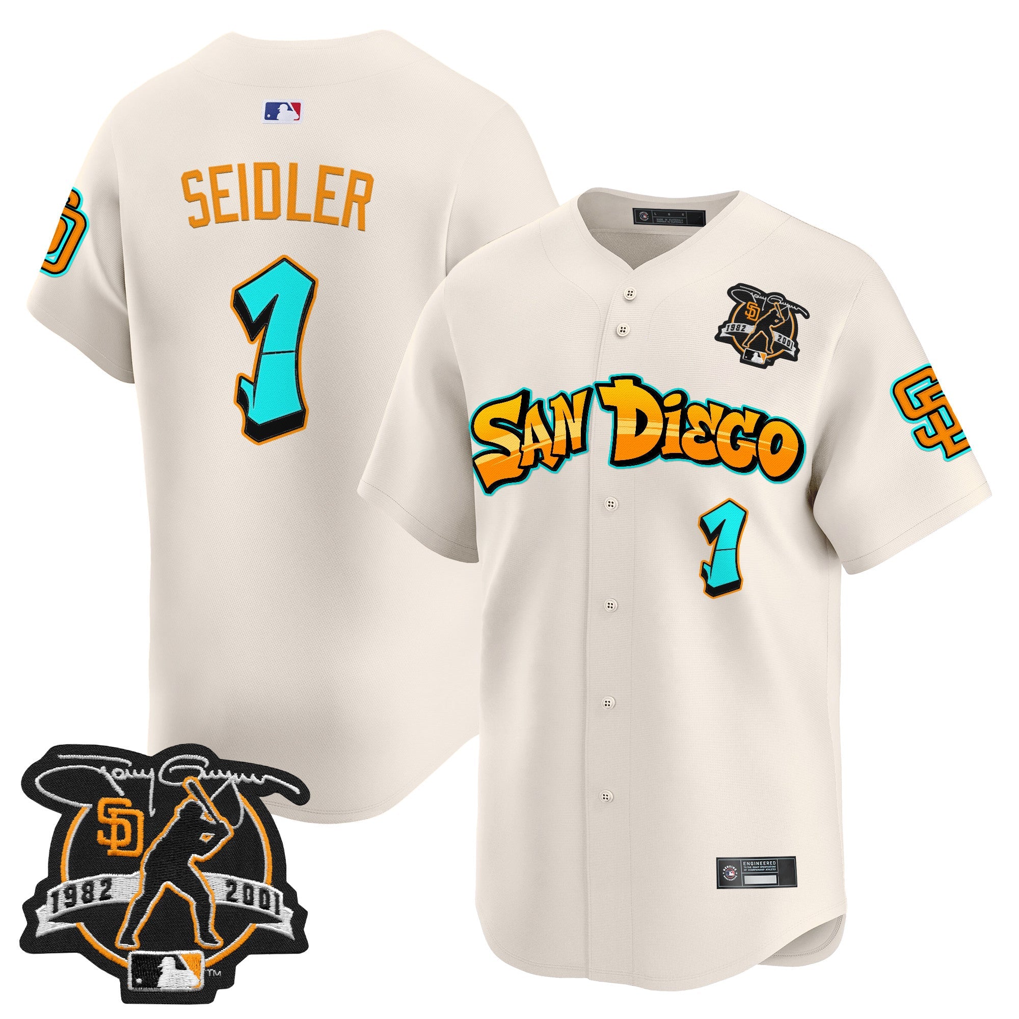 Men’s San Diego ‘Graffiti Barrio Edition’ Vapor Premier Limited Jersey
