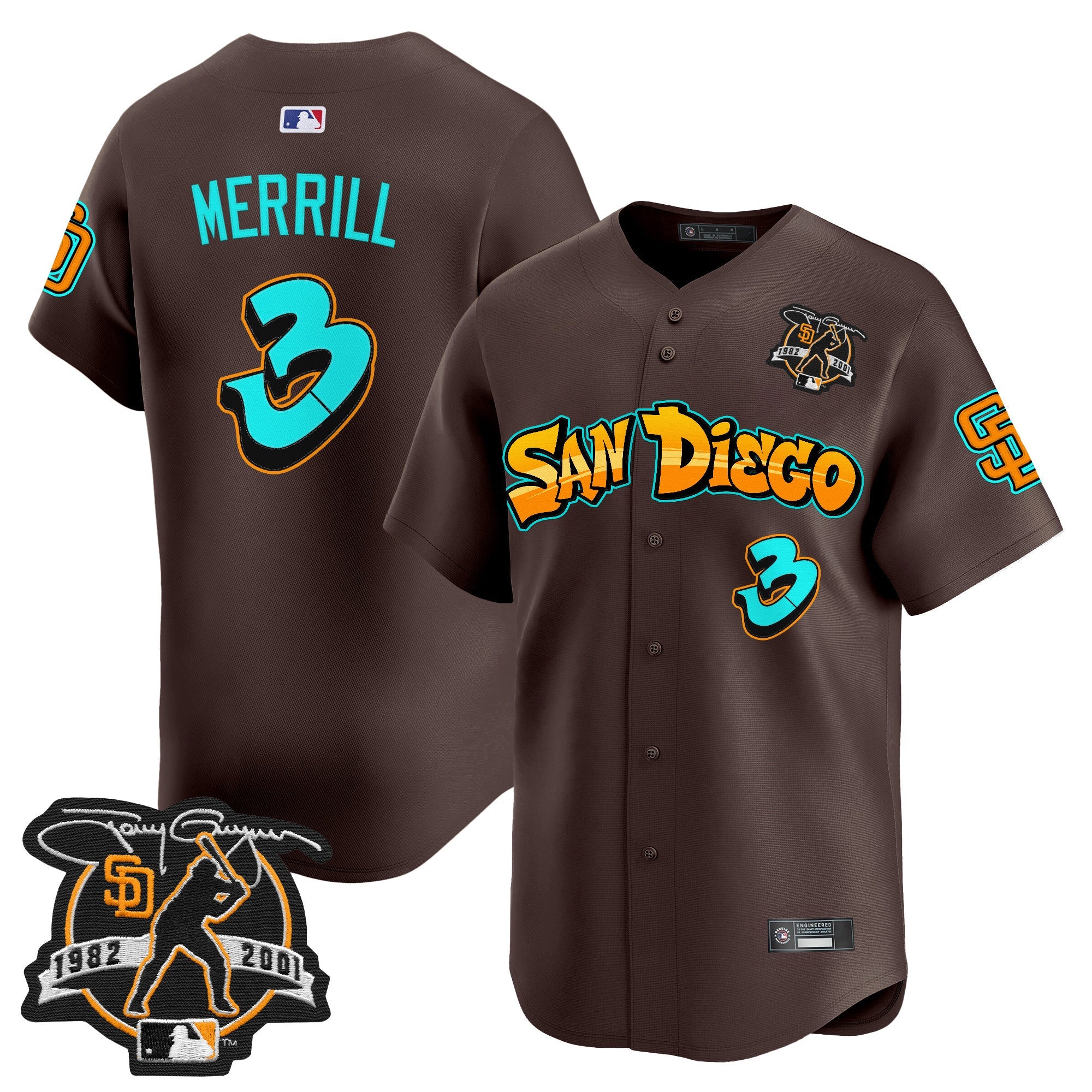 Men’s San Diego ‘Graffiti Barrio Edition’ Vapor Premier Limited Jersey