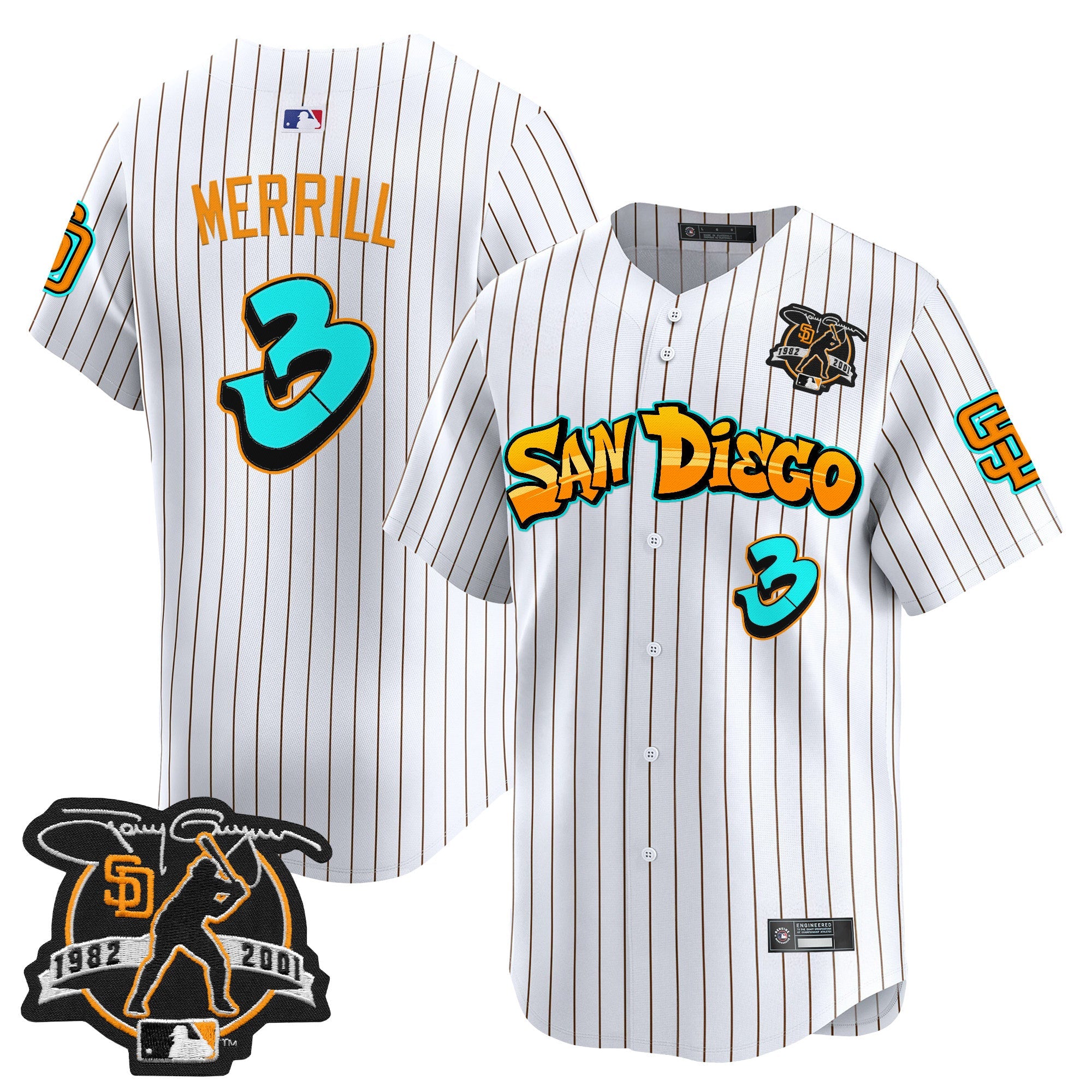 Men’s San Diego ‘Graffiti Barrio Edition’ Vapor Premier Limited Jersey