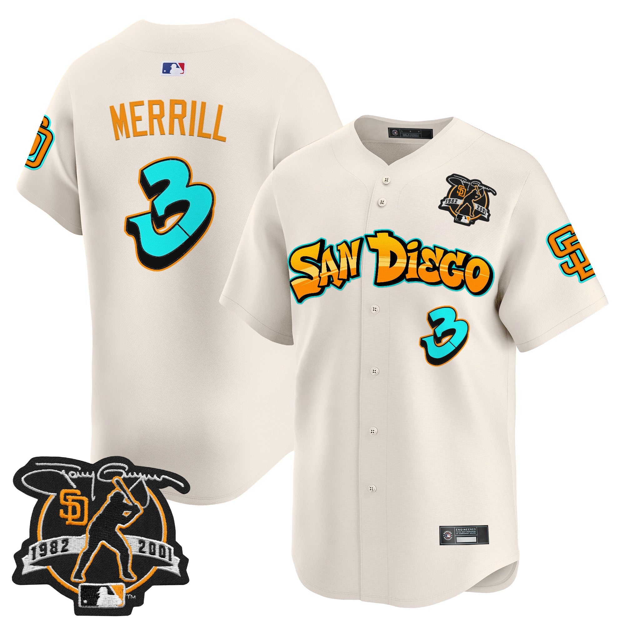 Men’s San Diego ‘Graffiti Barrio Edition’ Vapor Premier Limited Jersey