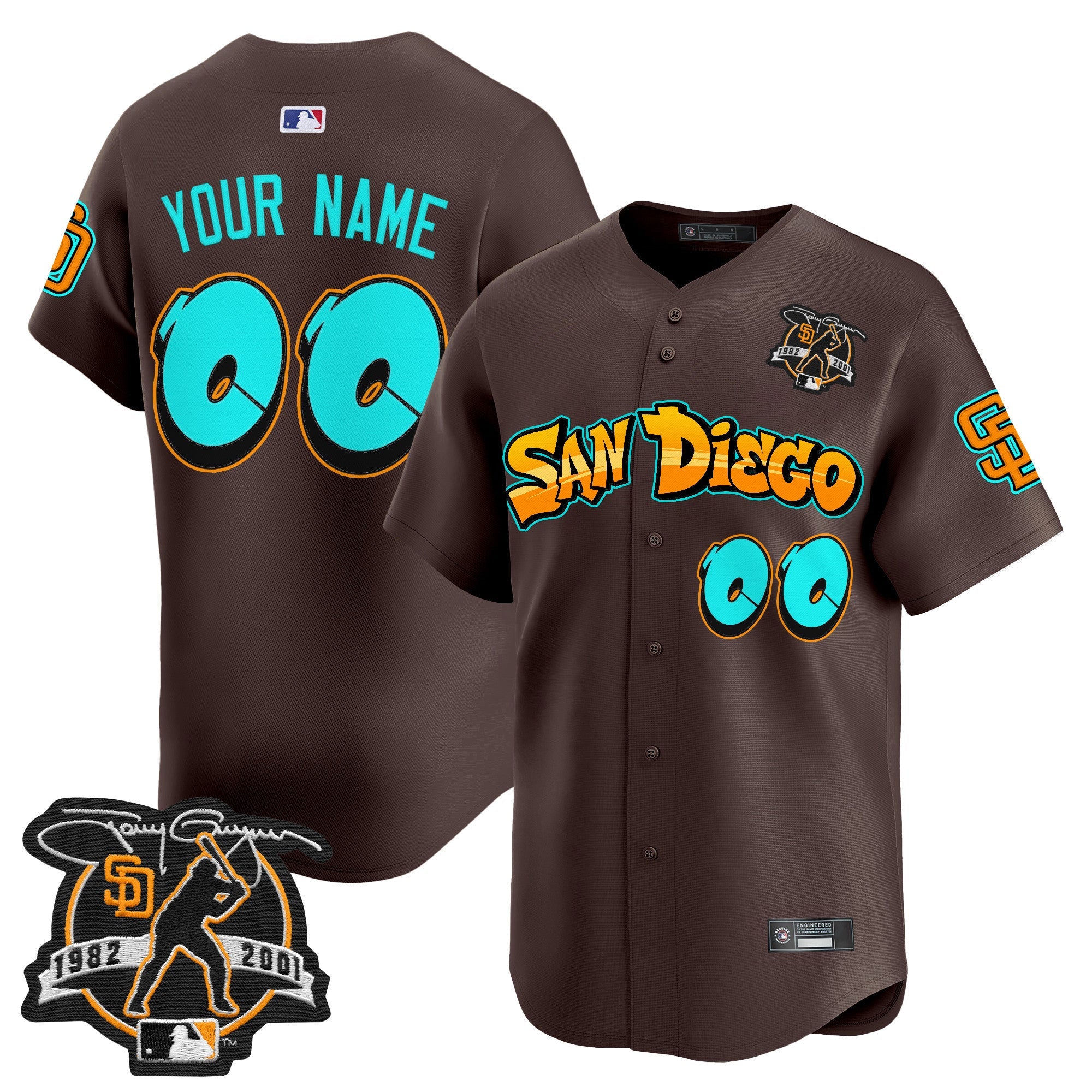 San Diego ‘Graffiti Barrio Edition’ Vapor Premier Limited Custom Jersey