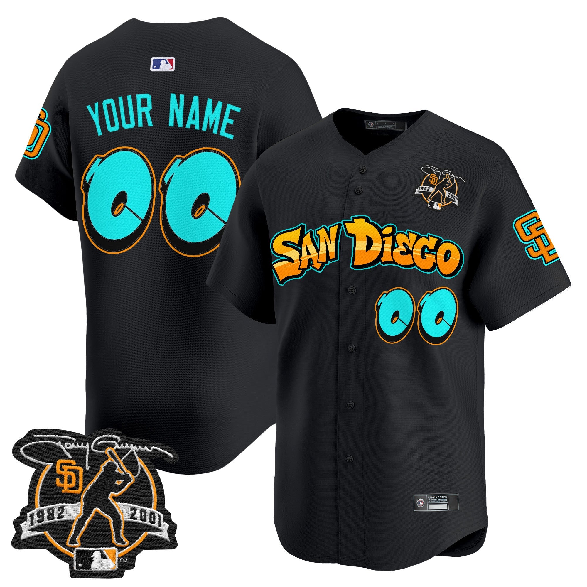San Diego ‘Graffiti Barrio Edition’ Vapor Premier Limited Custom Jersey