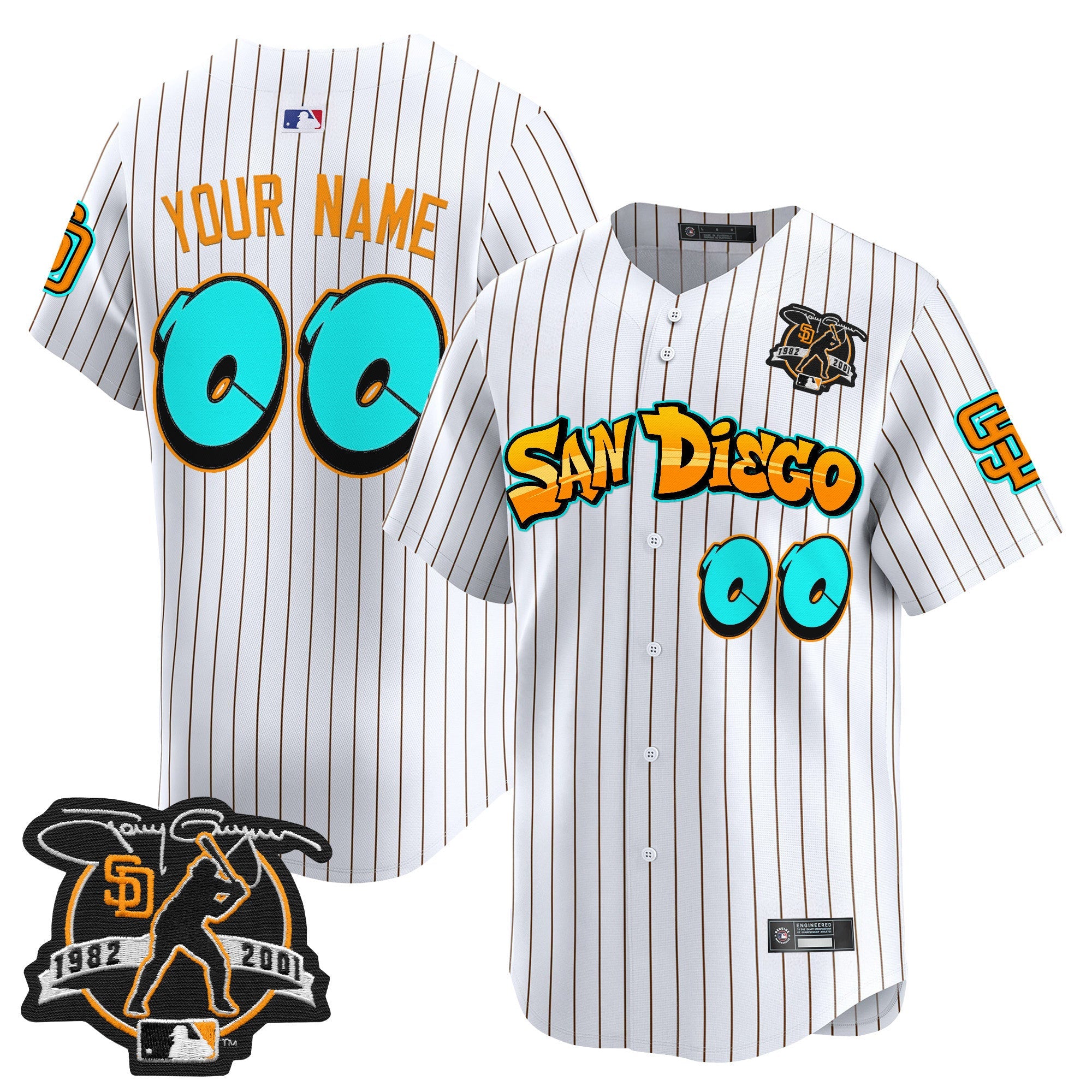 San Diego ‘Graffiti Barrio Edition’ Vapor Premier Limited Custom Jersey