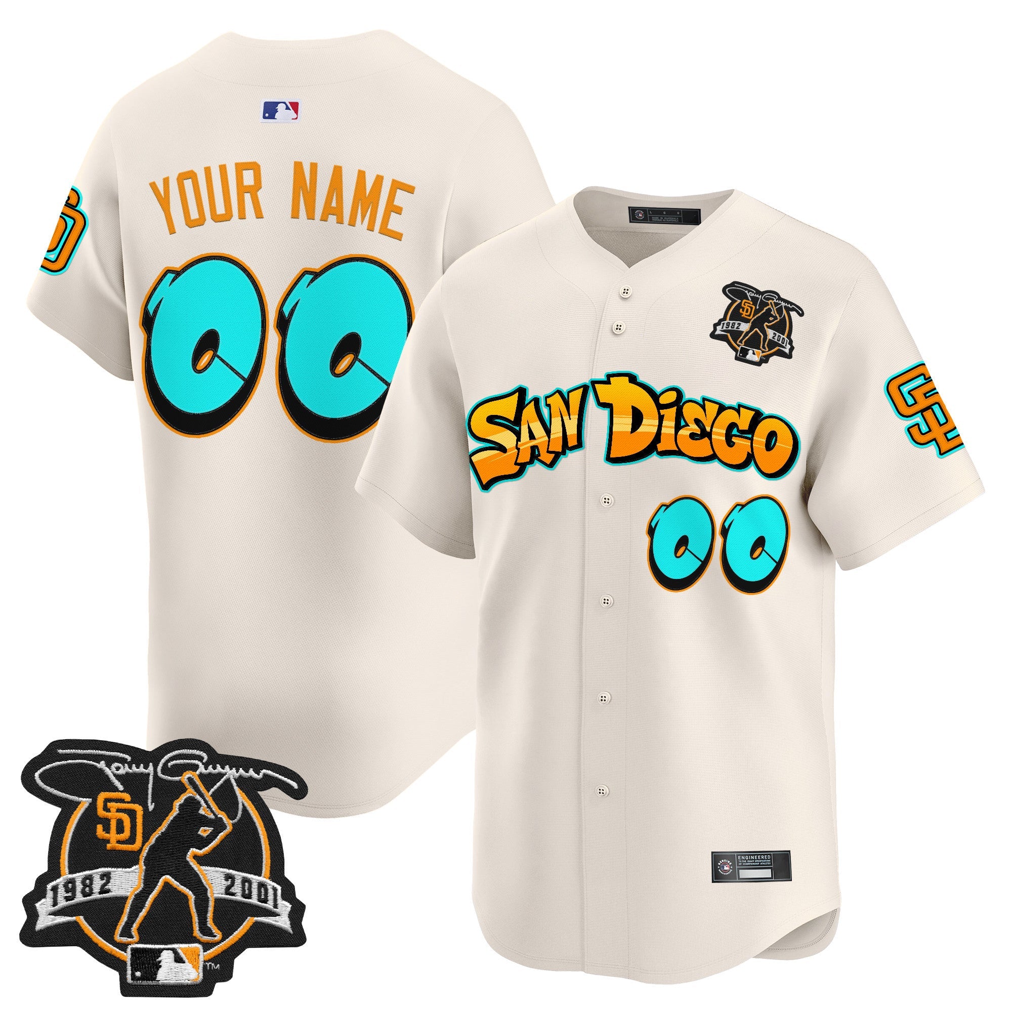 San Diego ‘Graffiti Barrio Edition’ Vapor Premier Limited Custom Jersey