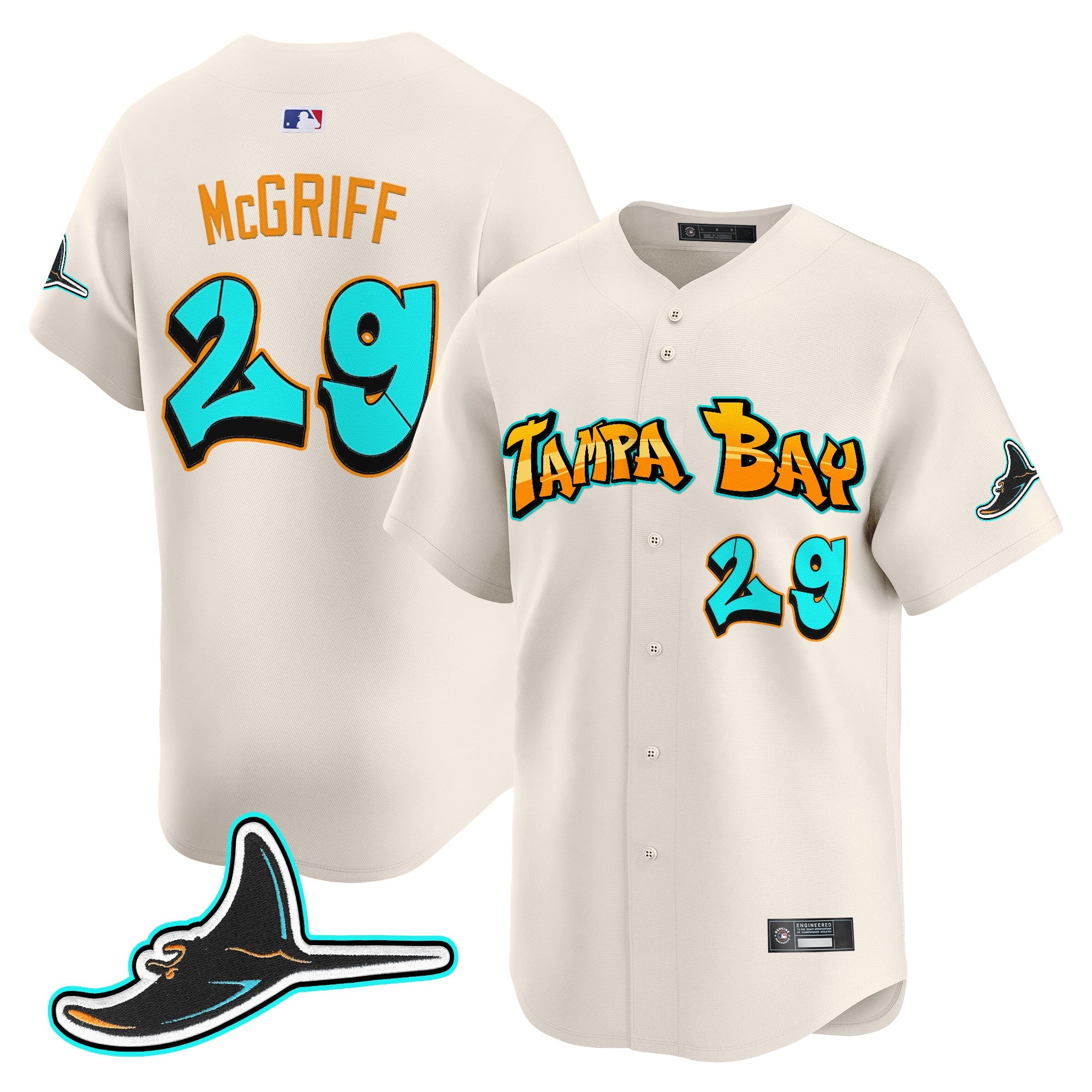 Men’s Tampa Bay ‘Graffiti Gulfside Edition’ Vapor Premier Limited Jersey